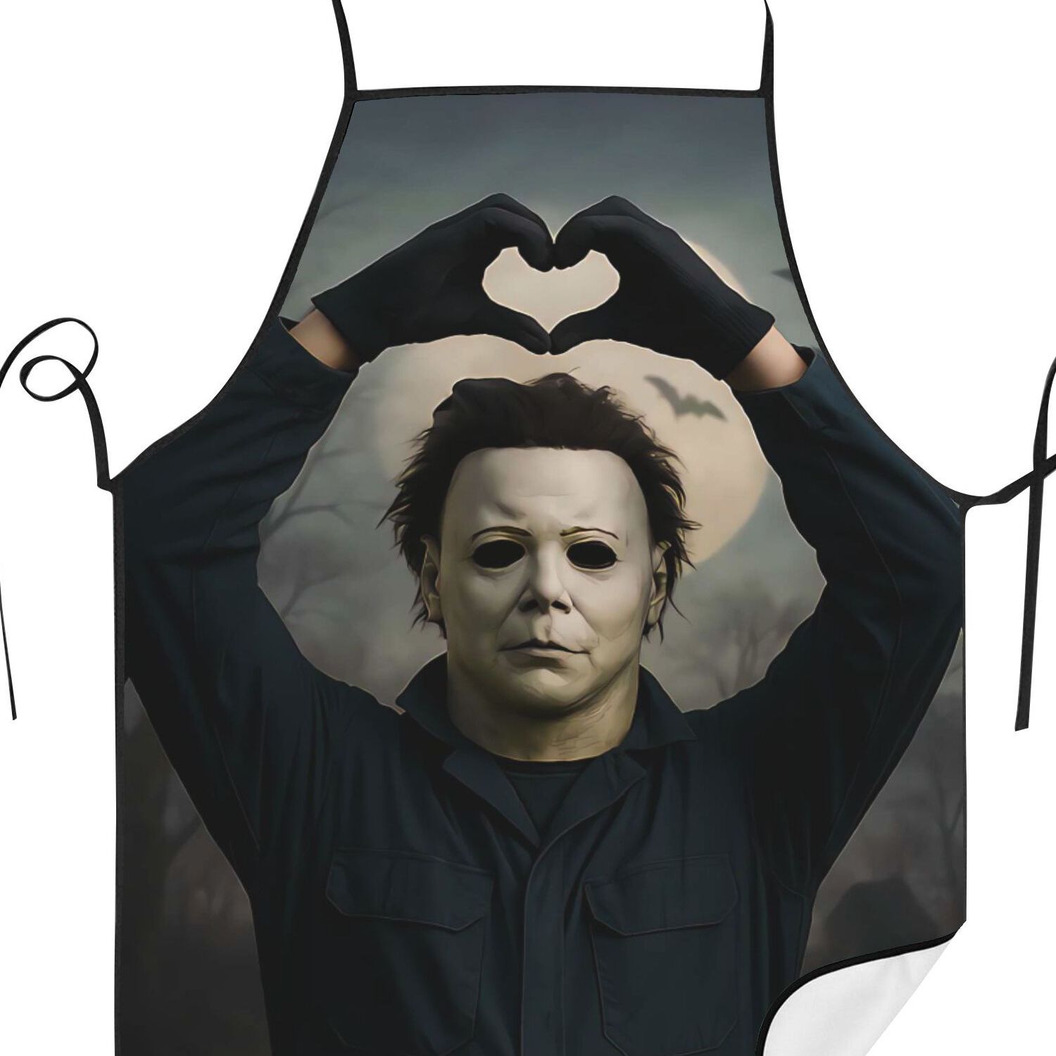 TEMU Halloween Movie Apron Cook For Man Woman Printed 2d Print Design