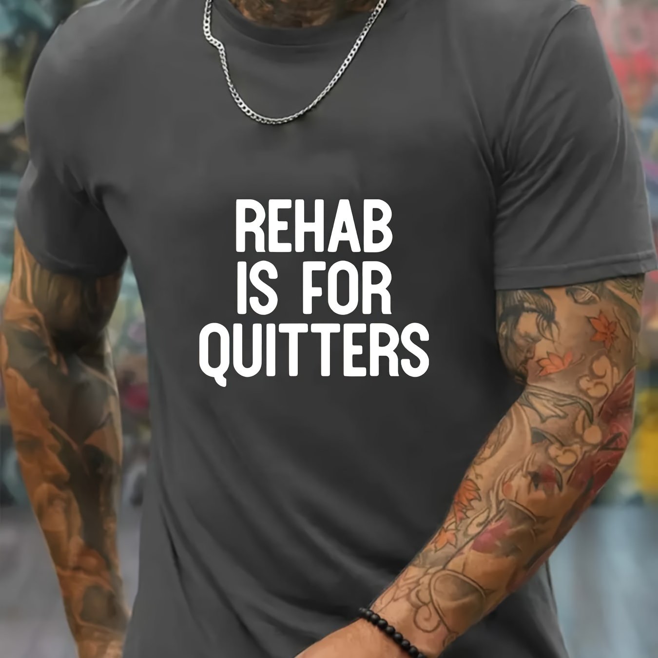 TEMU Men's Casual Sports T-shirt