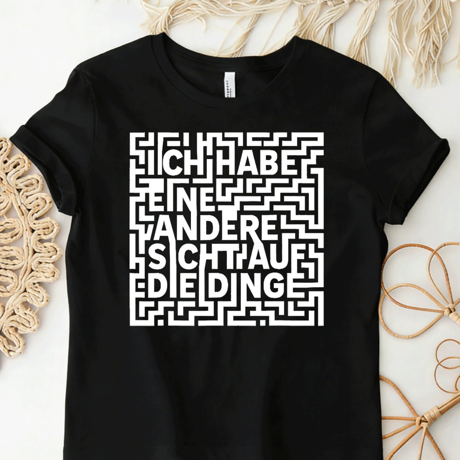 Autism T-shirt With German Text Ich Habe Eine Andere Sicht Auf Die Dinge German Language For Men Women Unisex Funny T-shirt