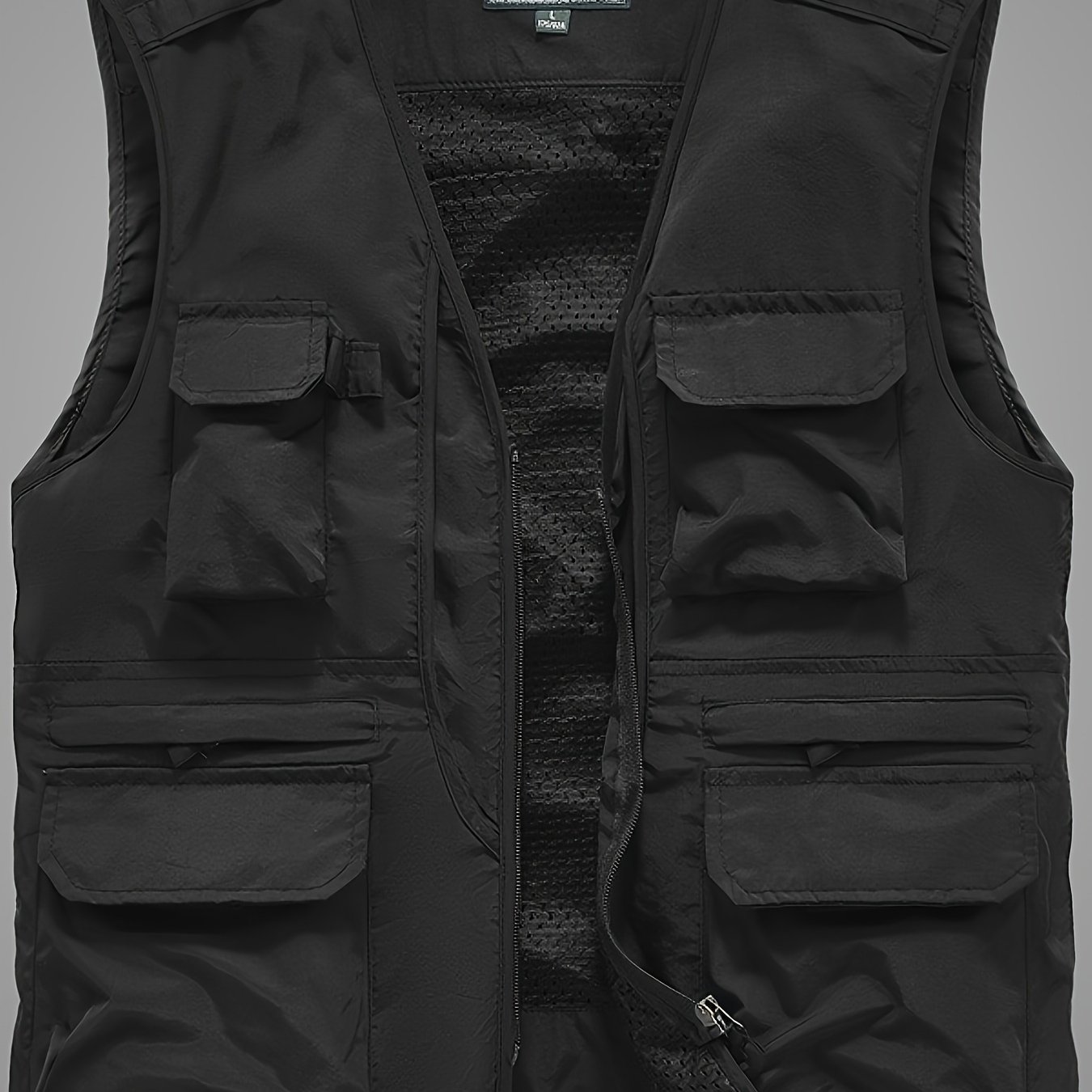 TEMU [ Obm] Outdoor Men's Vest Thin Vest And Fattened Outdoor Men's Fishing Vest