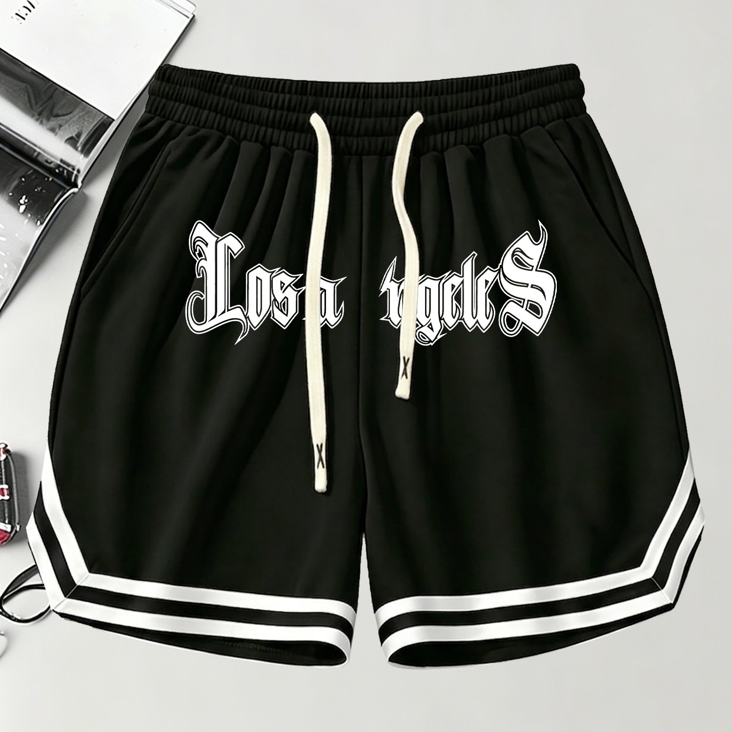 TEMU Gym Workout 's Sports Shorts - Featuring An Elastic Drawstring Waist And , Lightweight And Breathable Fabric, Suitable For Sports, Training,