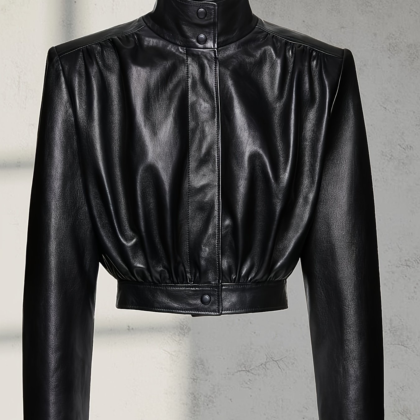 Image of Women's Gothic Jacket, Spring And Summer -sleeved Top, Gothic Style, Loose Style, Casual And Commuting, Collar High-waisted Short Version Design, Vintage Jacket Loose Long-sleeved