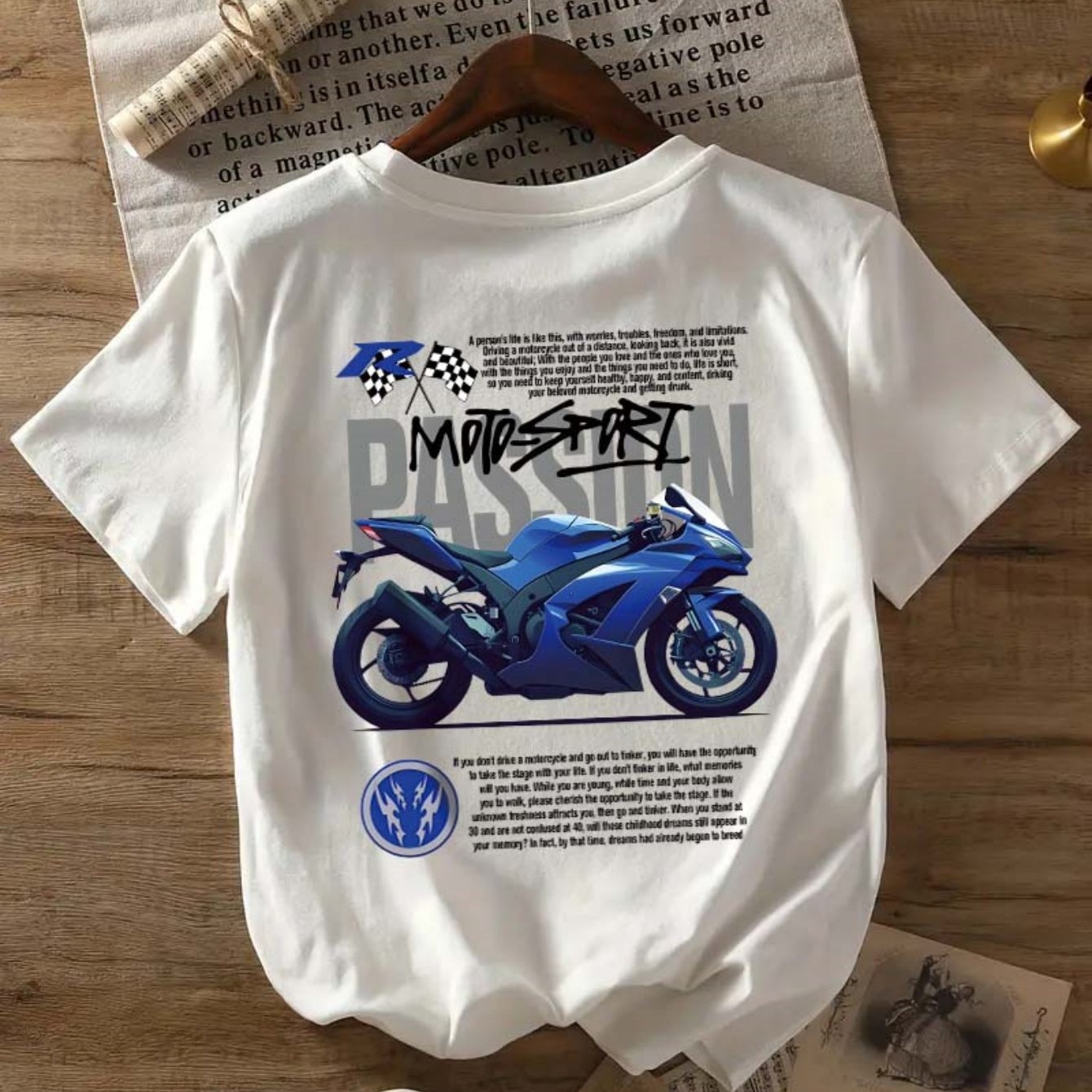 TEMU Graphic Print T-shirt, Short Sleeve Crew Neck Casual Top For Summer & Spring, Women's Clothing