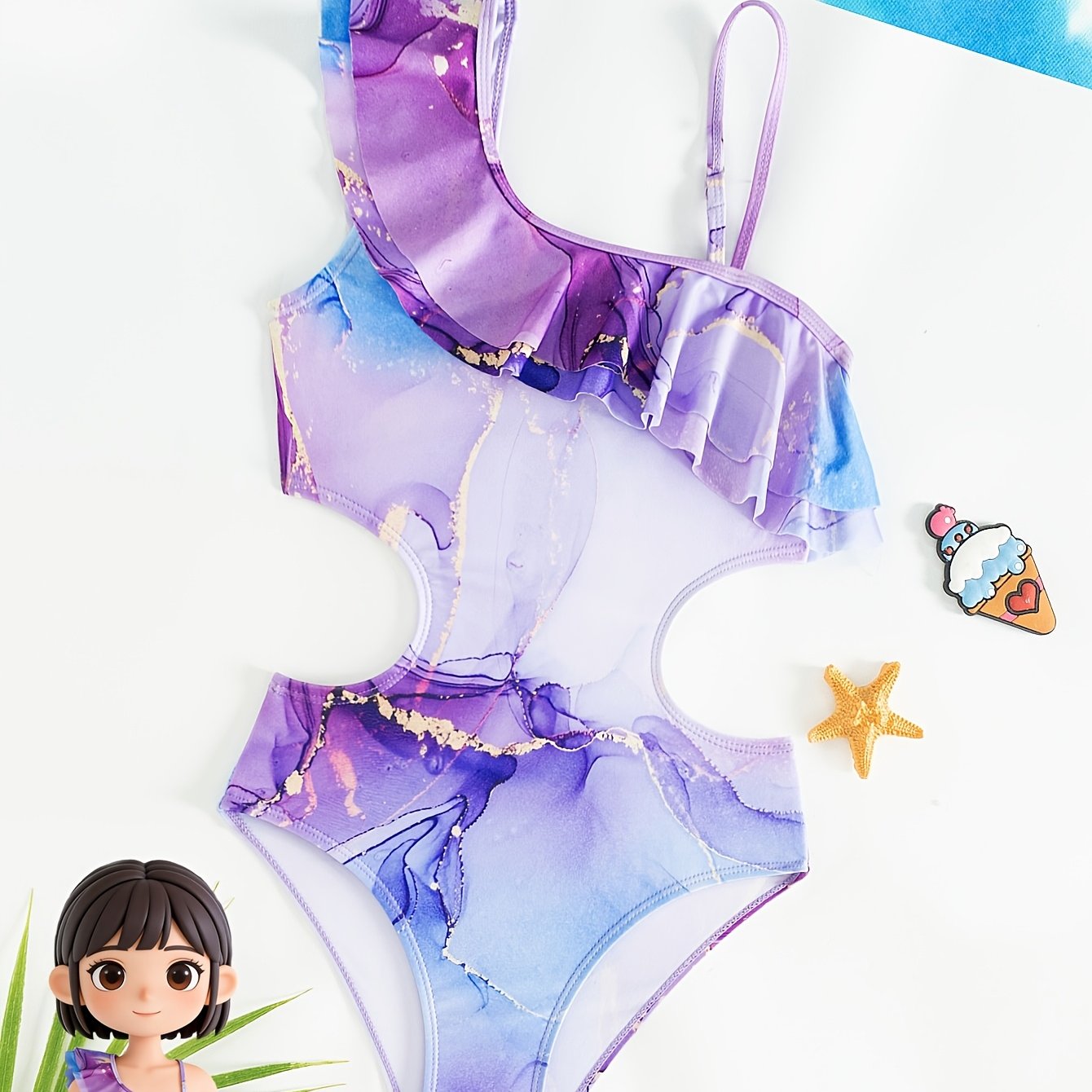 Girls' -piece Swimsuit