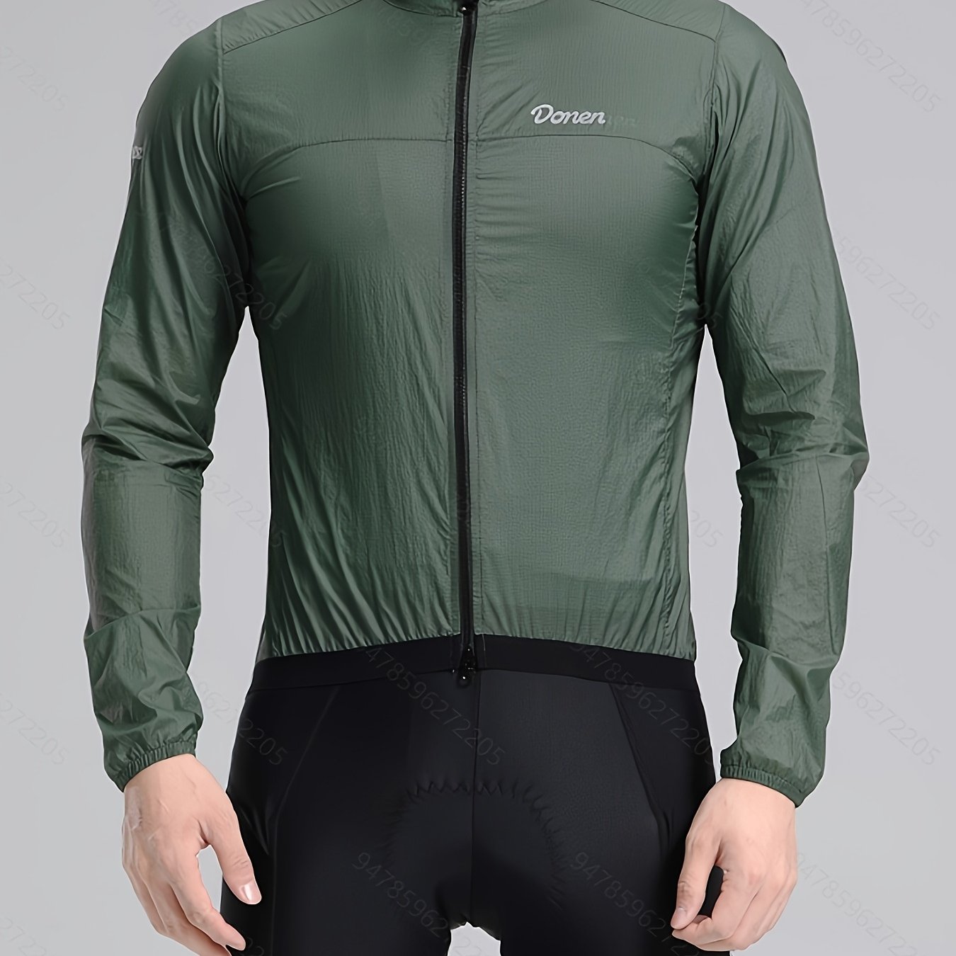 Image of Cycling Suit Windproof Jacket Road Bike Long Sleeve Portable Trench Coat Men's Breathable Comfortable Outdoor Road Bike