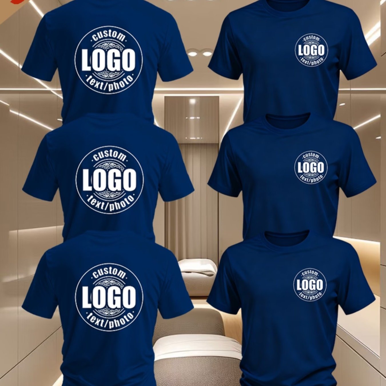 TEMU 3pcs Set Custom Product, With Personalized Logo Option. Add Your Text/images/family Photos/pet Photos//work Uniform/couple/friend Portraits.