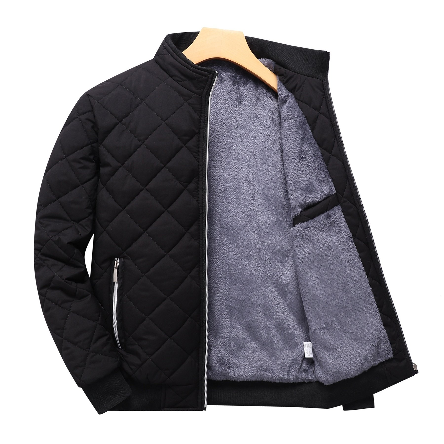 TEMU Men's Warm Quilted Jacket For