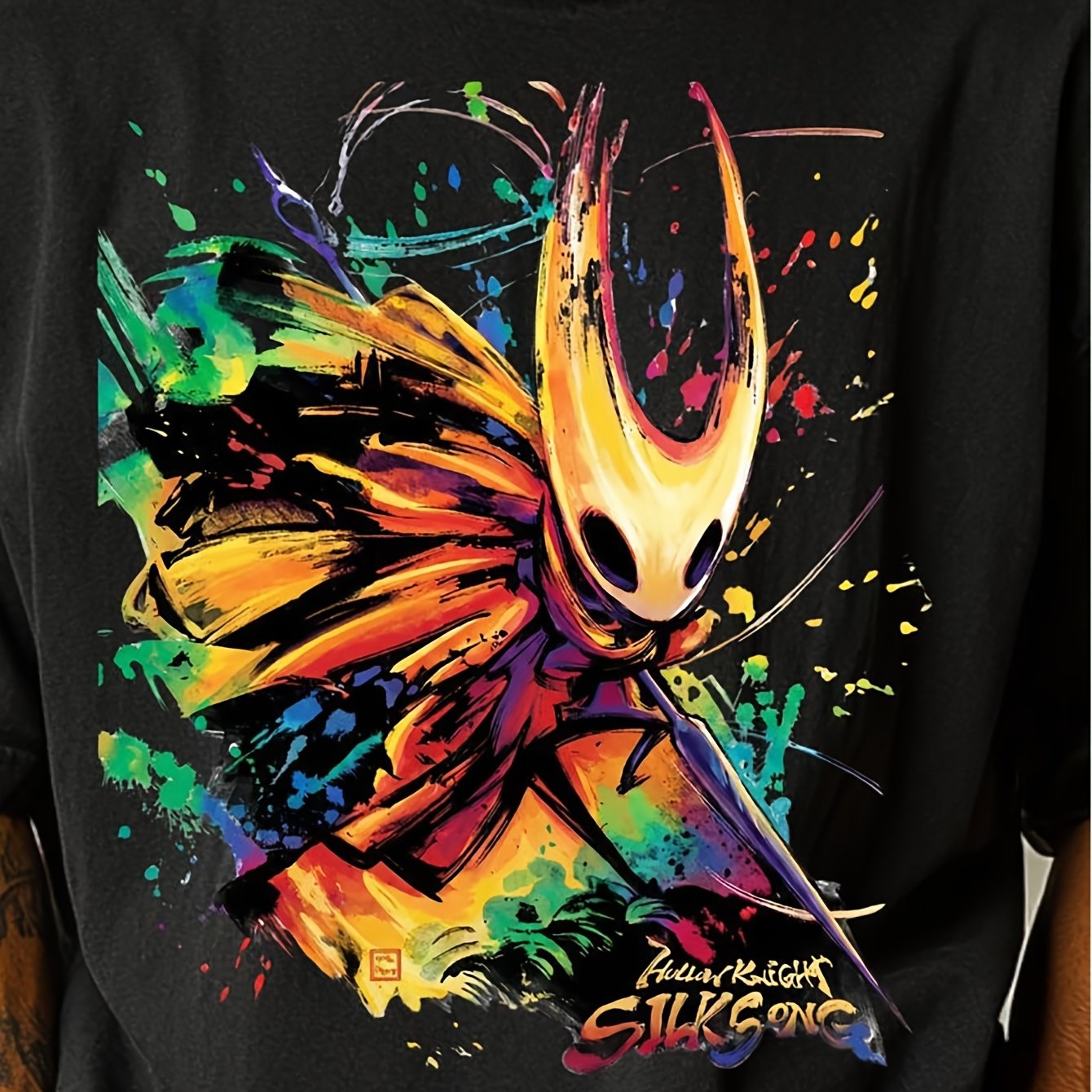 Image of 2026 New Hollow K-k Night Tee | S-s T-shirt, Casual Crew Neck, Stretch Fabric, Regular Fit, Print Pattern, Perfect For Men, Merch Gift For Fans