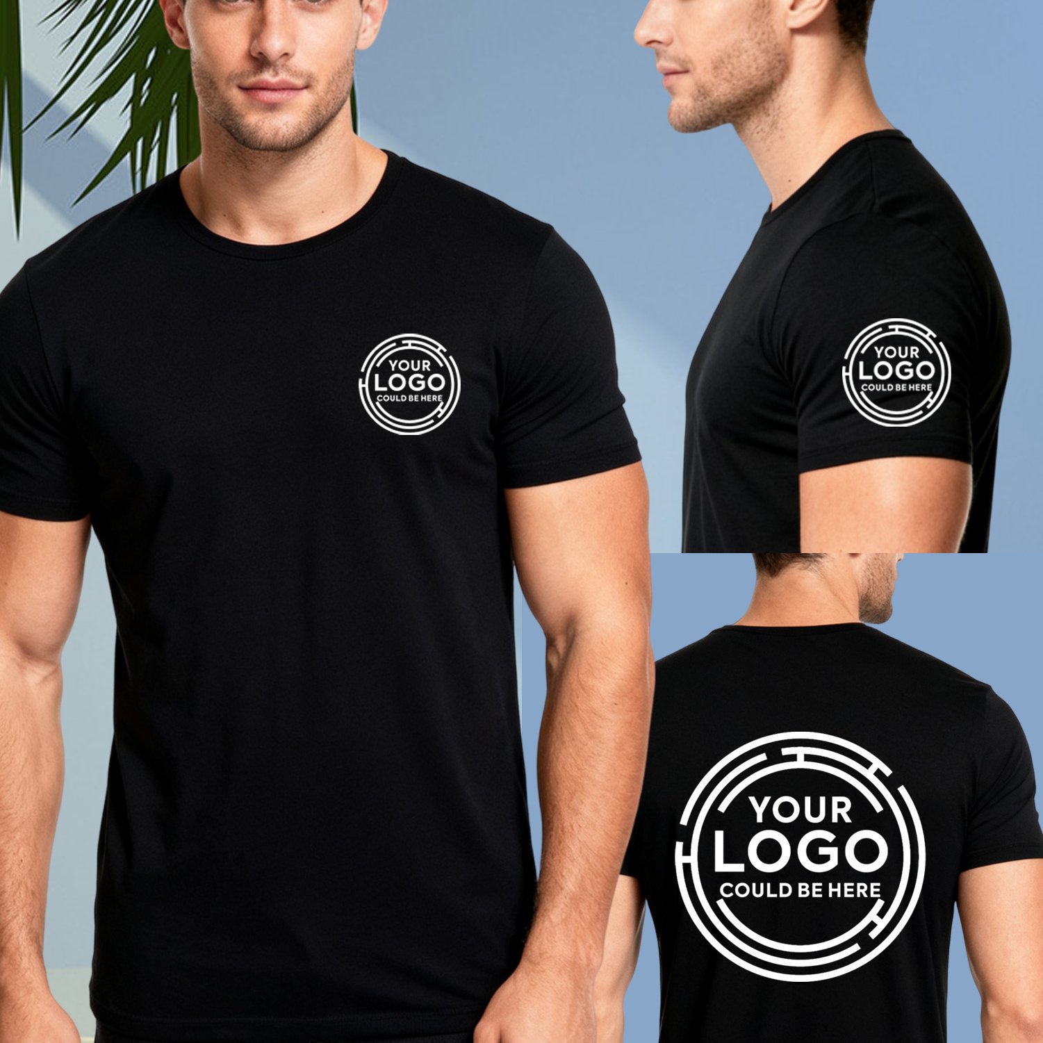 Image of Customized 100% T-shirt, Personalized Printing Of Photos, Text, And Logos, Summer Short-sleeved Diy