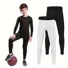 hoplynn boy youth compression leggings sports basketball football rugby quick drying leggings
