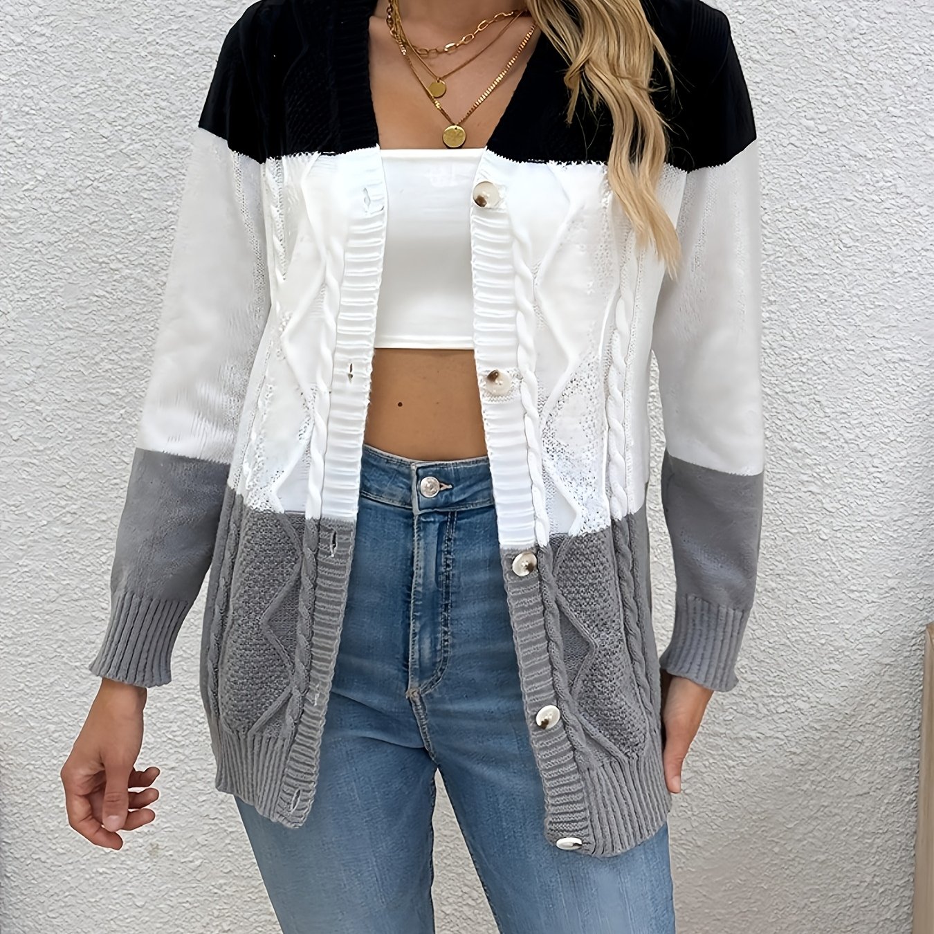 Fashionable Women's Casual Cardigan | Pattern, Fall/winter Season