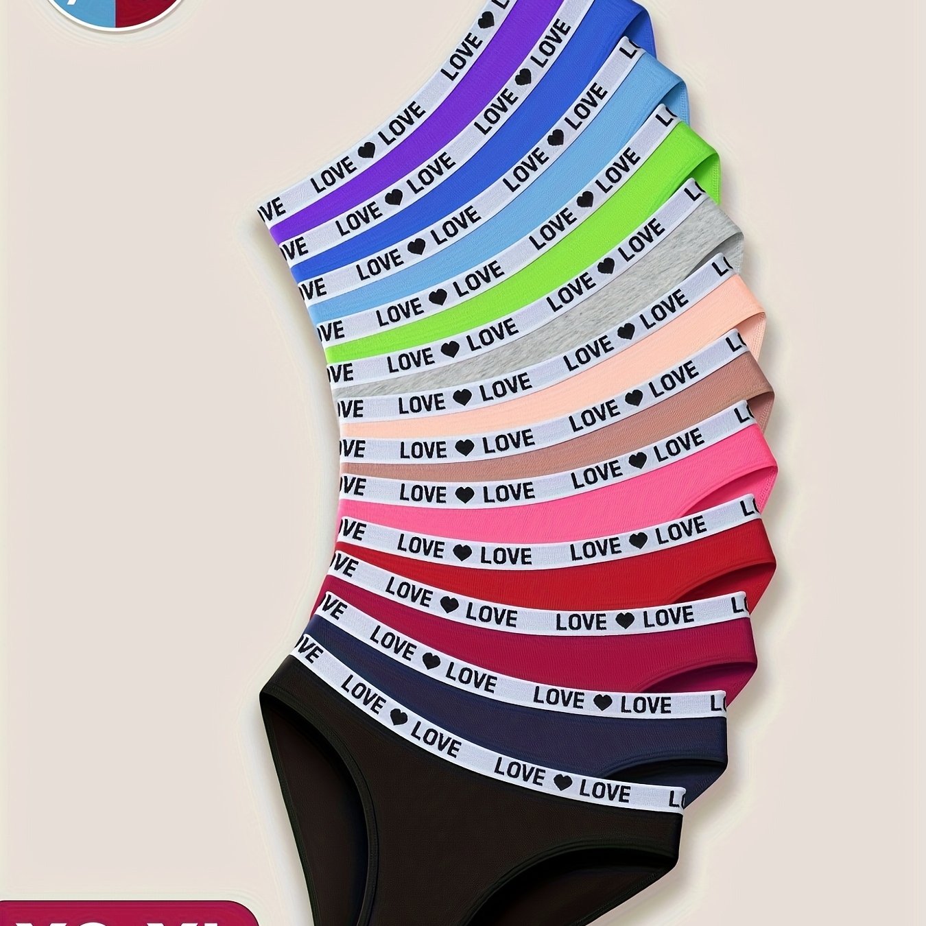 Image of Random Shipment Of 7 Easy And Breathable Women's Underwear, Sexy, Breathable And Elastic Underwear, Soft And Fabric, Suitable For Daily Wear And Beach Vacation Wear