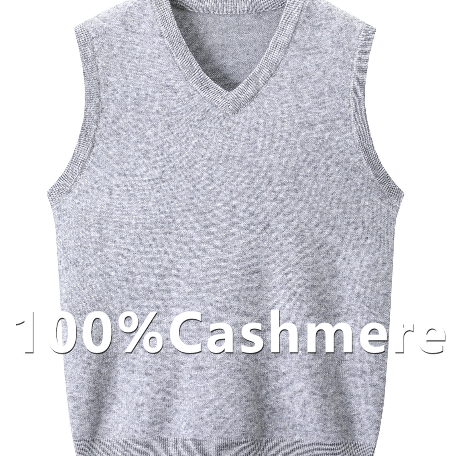 TEMU Zbzp Knitted Three-dimensional Solid Color V-neck Vest, Basic Knitted Tank Top, Men's Fashion Knitwear, Dongshengniao, Autumn Essentials