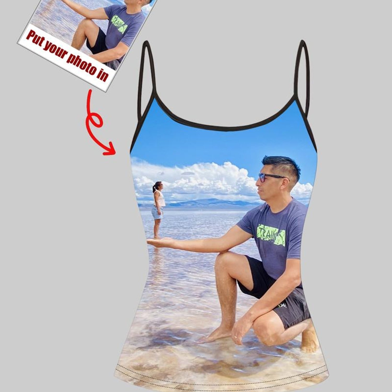 TEMU Customizable Women's Camisole & Vest, Mixed Color, Multiple Specifications Available, Polyester Material, Stylish Design For Daily Wear, Party &