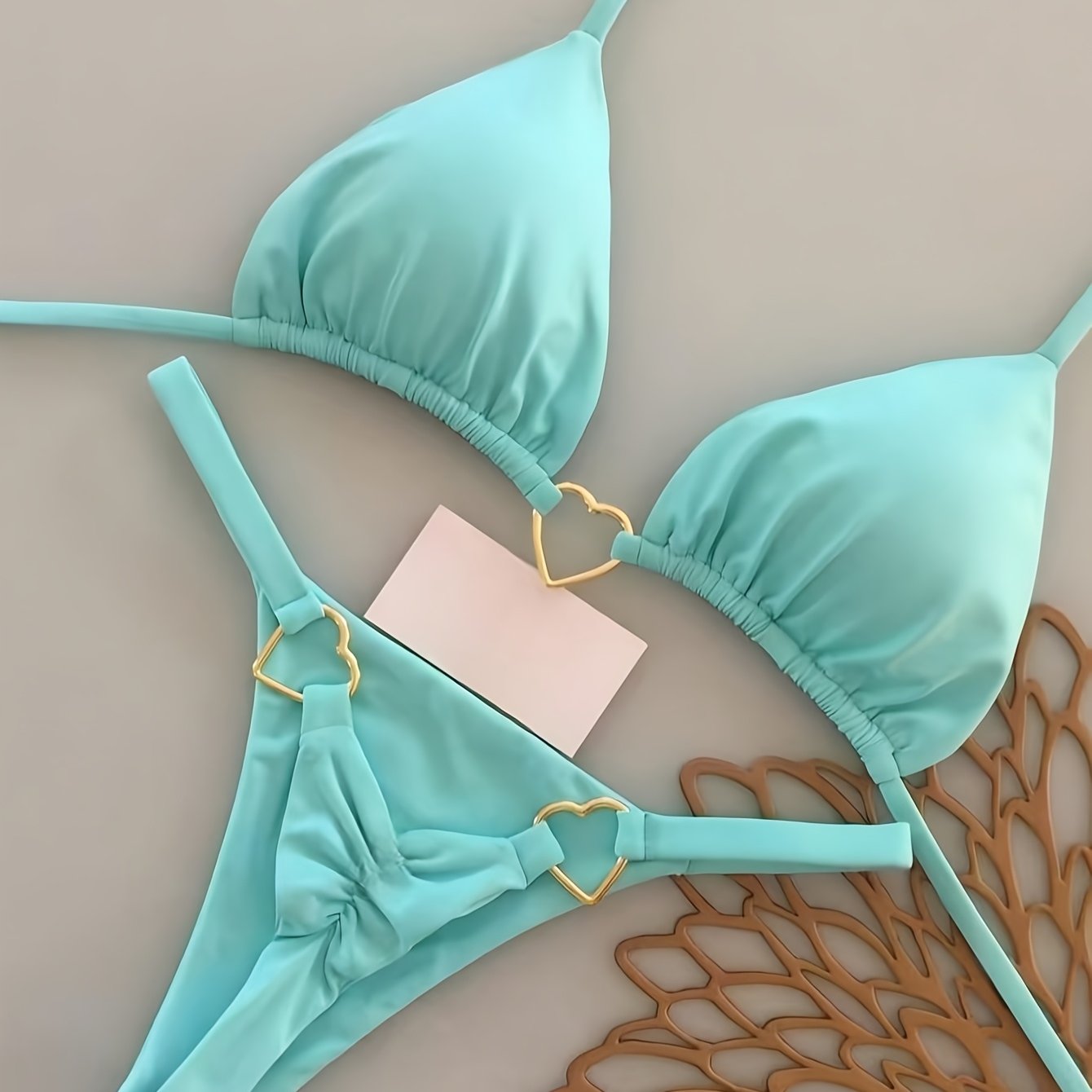 TEMU Women's Sexy 2pcs Bikini Swimsuit Set