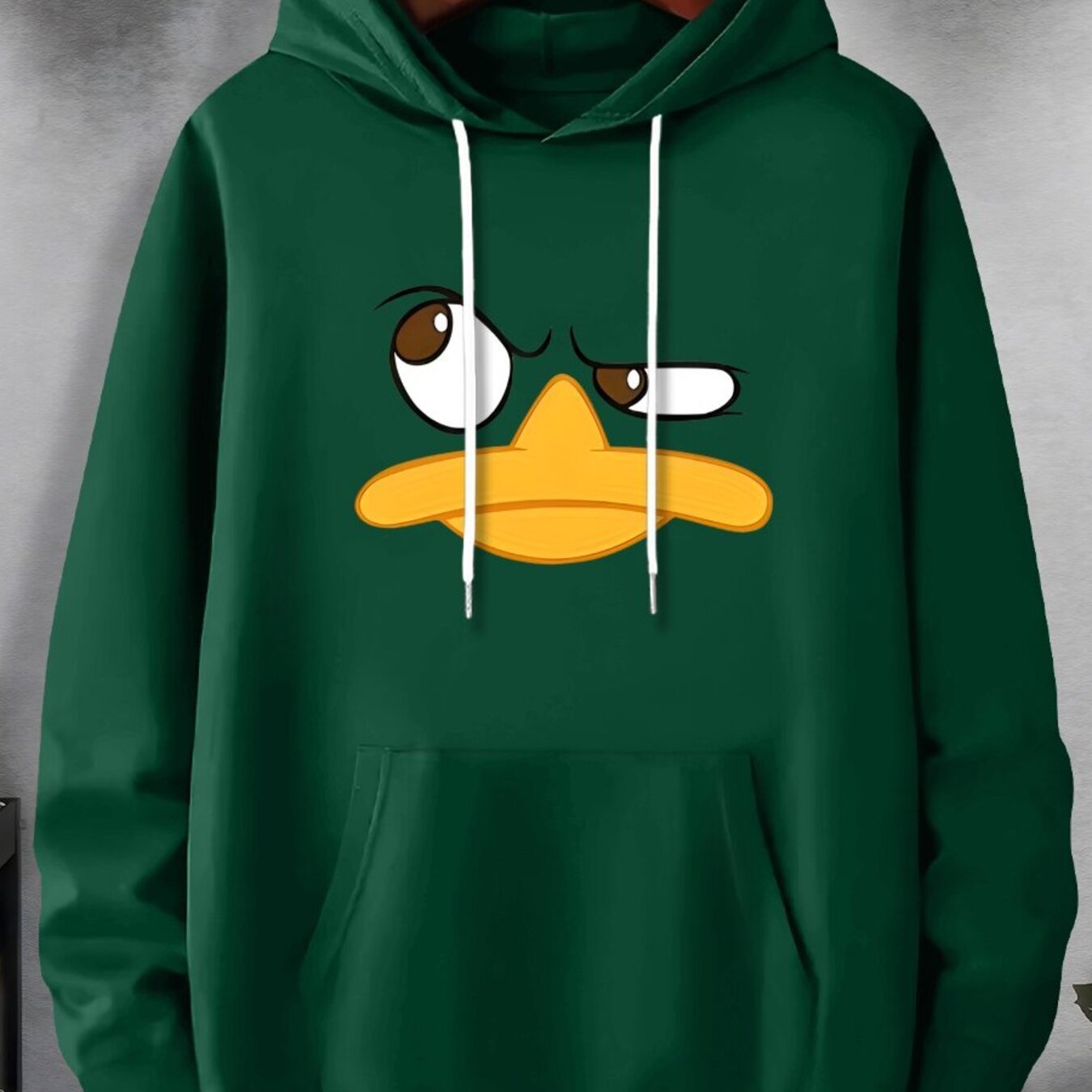 TEMU 1 Oversized Men's Stylish Letter Print Hoodie, Casual Sports Hooded Sweatshirt, Plus Size