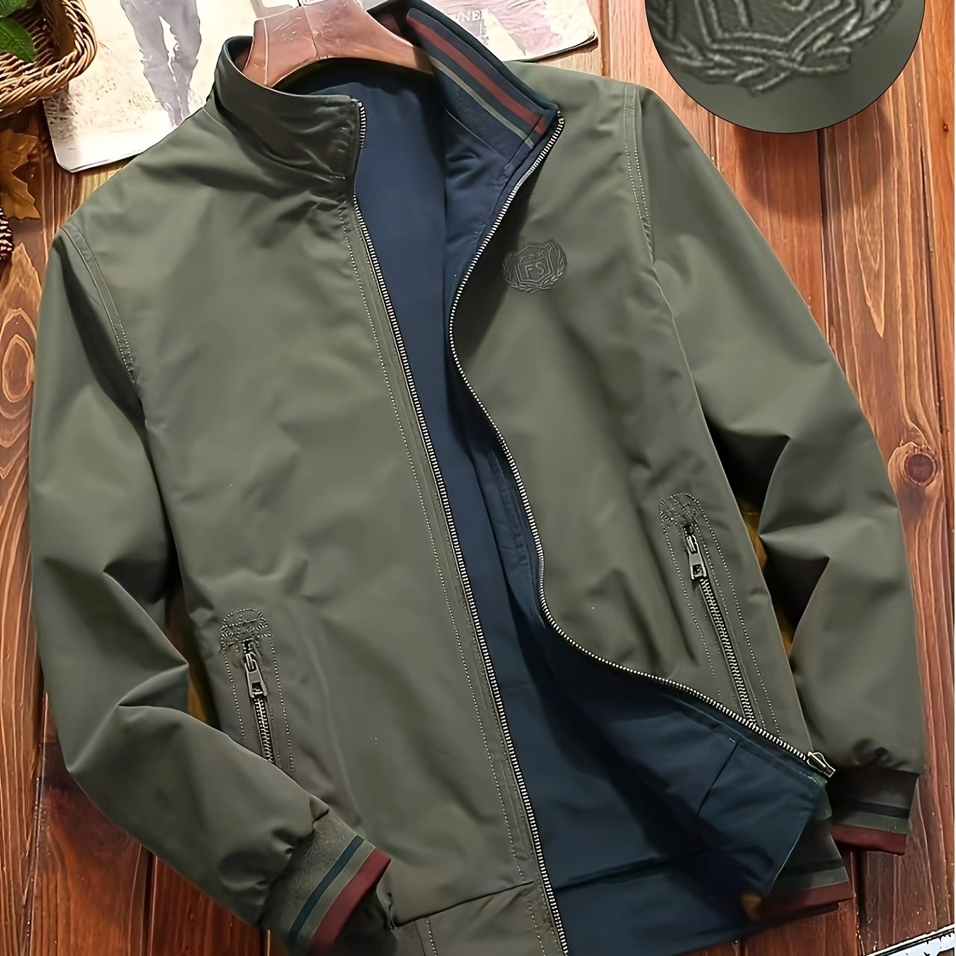 TEMU Selezione Cloud Years: Giacca reversibile da - 2 stili in 1, con alla coreana casual