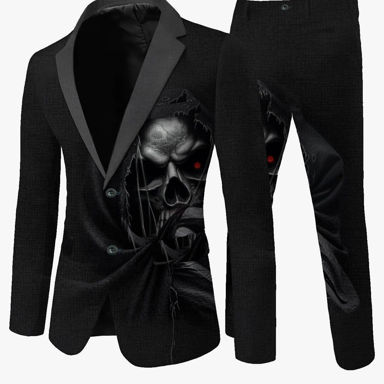 E-shop Herren Europäisches und Amerikanisches Mode Muster Anzug Set mit Jacke und Hose