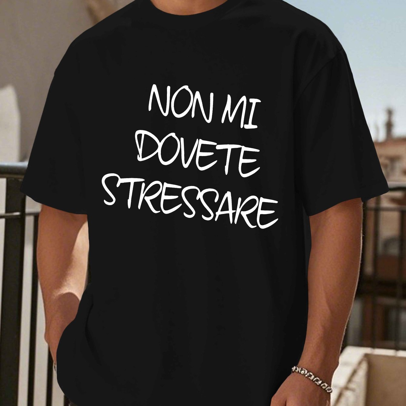 TEMU Divertente T-shirt da a maniche corte in , maglietta