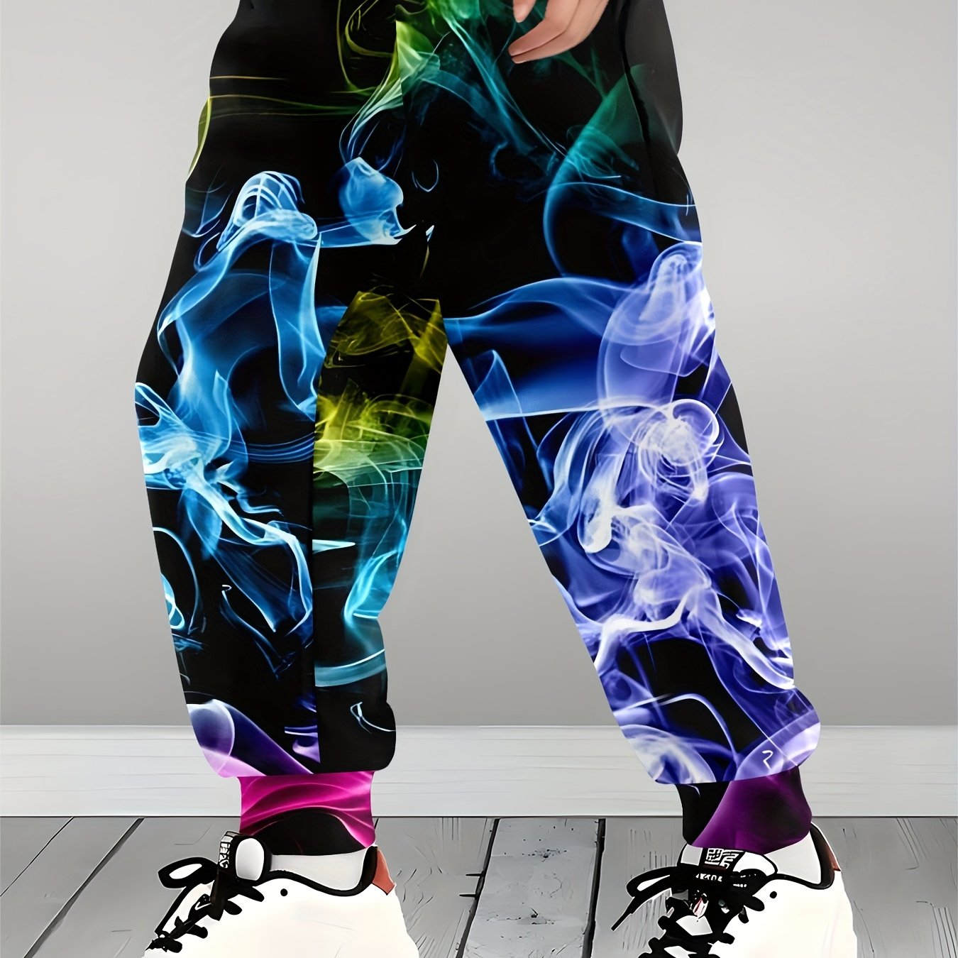 Image of Fashionable 3d Printed Boys' Pants, Stylish And Cool With Colorful Patterns, Children's Casual Pants, Sports Pants, Sanitary Pants, Perfect For Outdoor,christmas,halloween