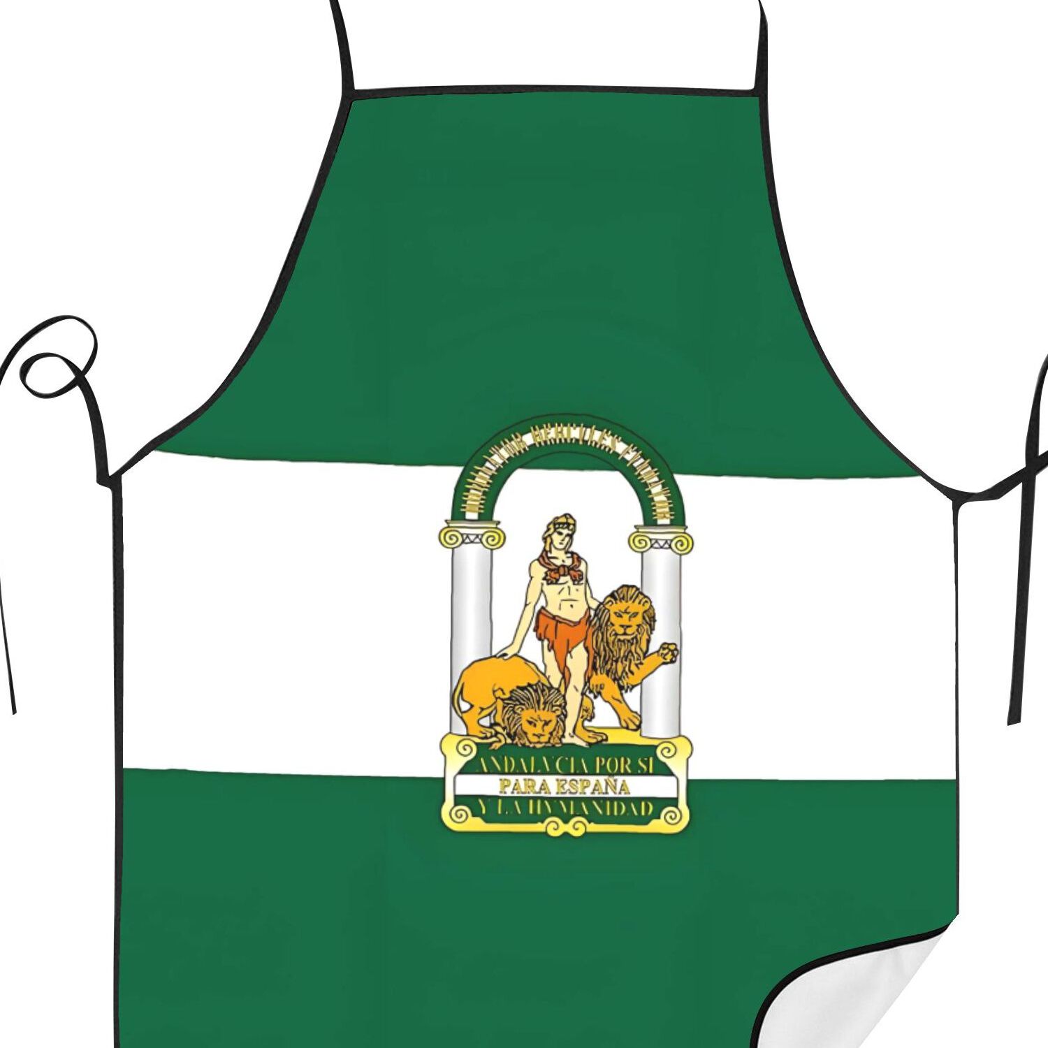 TEMU Delantal de cocina unisex con diseño ajustable y de para uso doméstico
