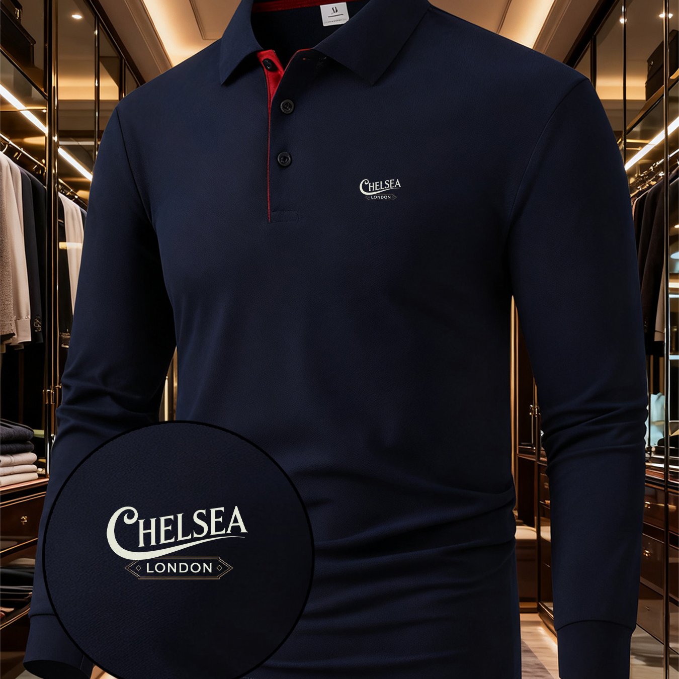 TEMU 's Unique And Creative English Letter Logo-patterned Long-sleeve Printed Shirt, Suitable For . Fit Combines European And , Showcasing A Casual