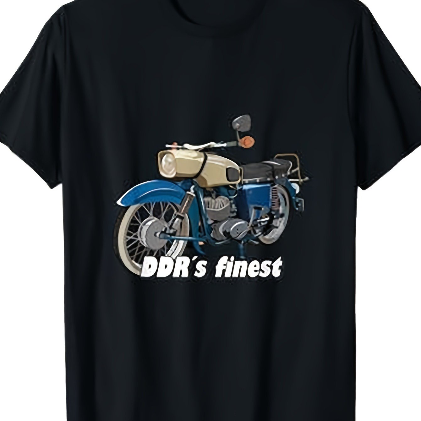 Image of The Top For The Mz Trophy Of The Ddr Jersey Is A Humorous, Trendy T-shirt