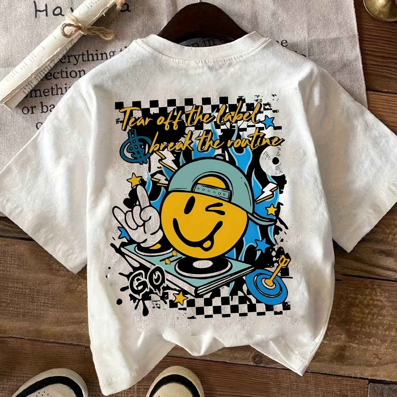 Pure Cotton Short-sleeve T-shirt For Toddlers And Children, New Summer Style, Loose-fit Versatile Top For Boys And Girls
