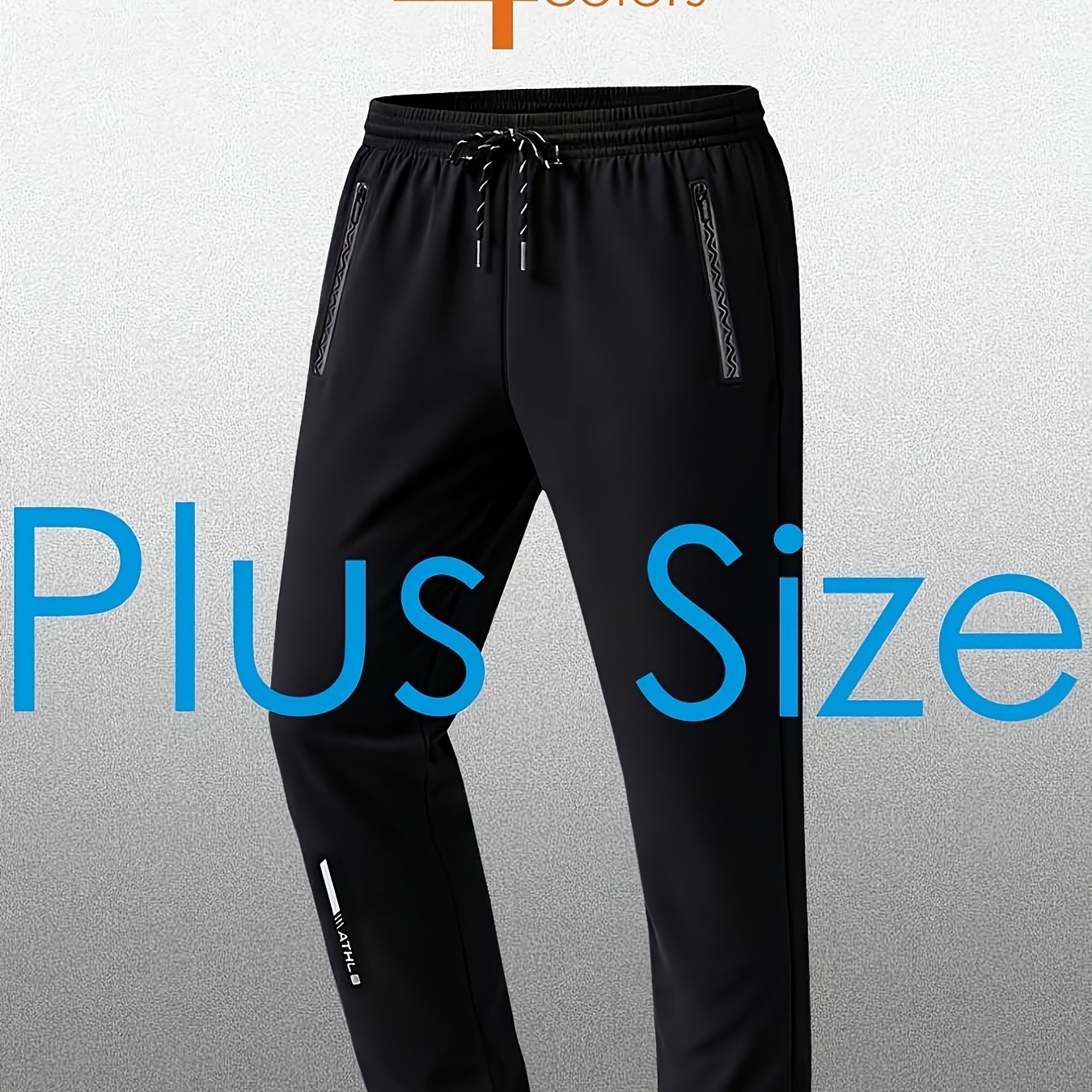 TEMU This Is A Must-have Large-size Men's Casual Sport Pants For Obese People. The Fabric Is Comfortable, Breathable And Not Stuffy, Suitable For