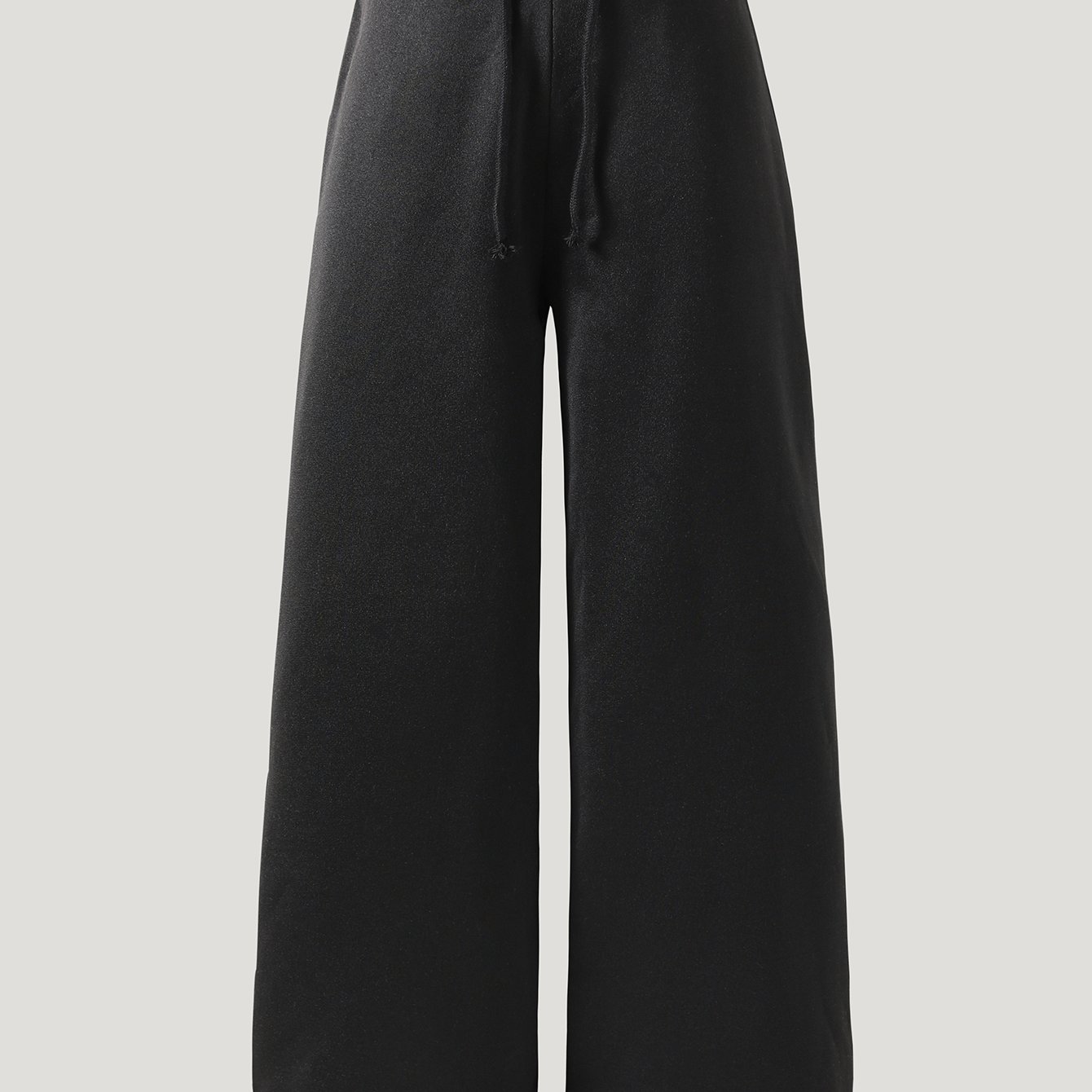 Black High-waist Straight-leg Casual Pants For Teen Girls, A Stylish And Trendy New Autumn/winter Collection With Feel. Versatile And Fashionable Long Pants Are And Are Perfect For School During