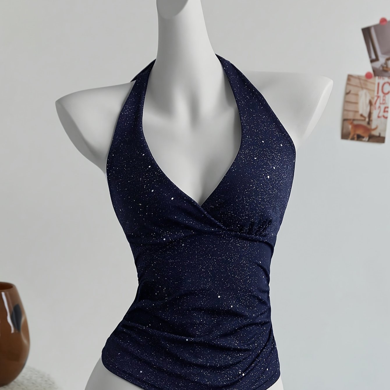 Halter Short Top, Summer Beach Casual Vacation