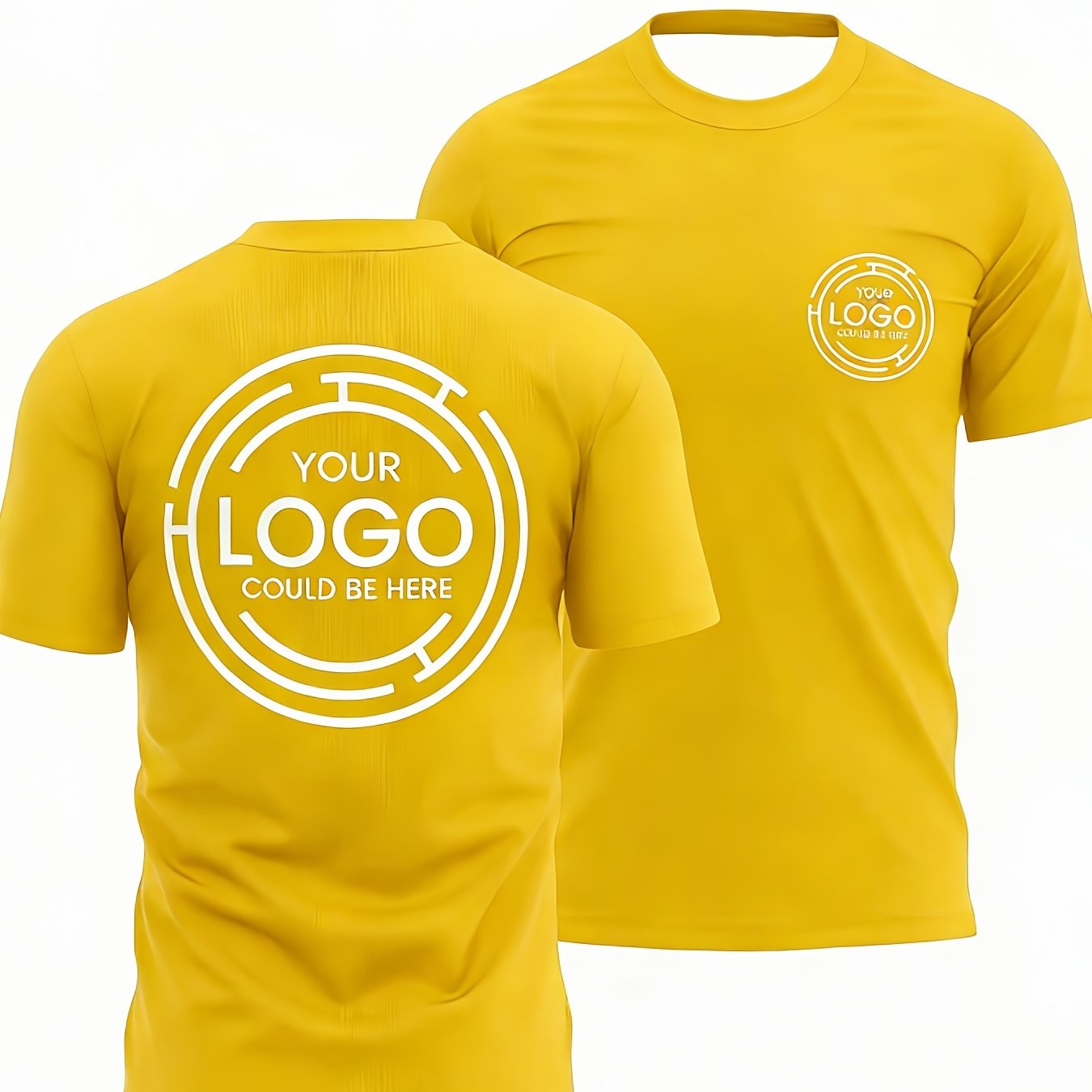 TEMU [work Uniform Customization] Men's T-shirt, Halloween, Pattern/text, Couples, , Team Building Clothing, Couple Gift T-shirt, Round Neck ,