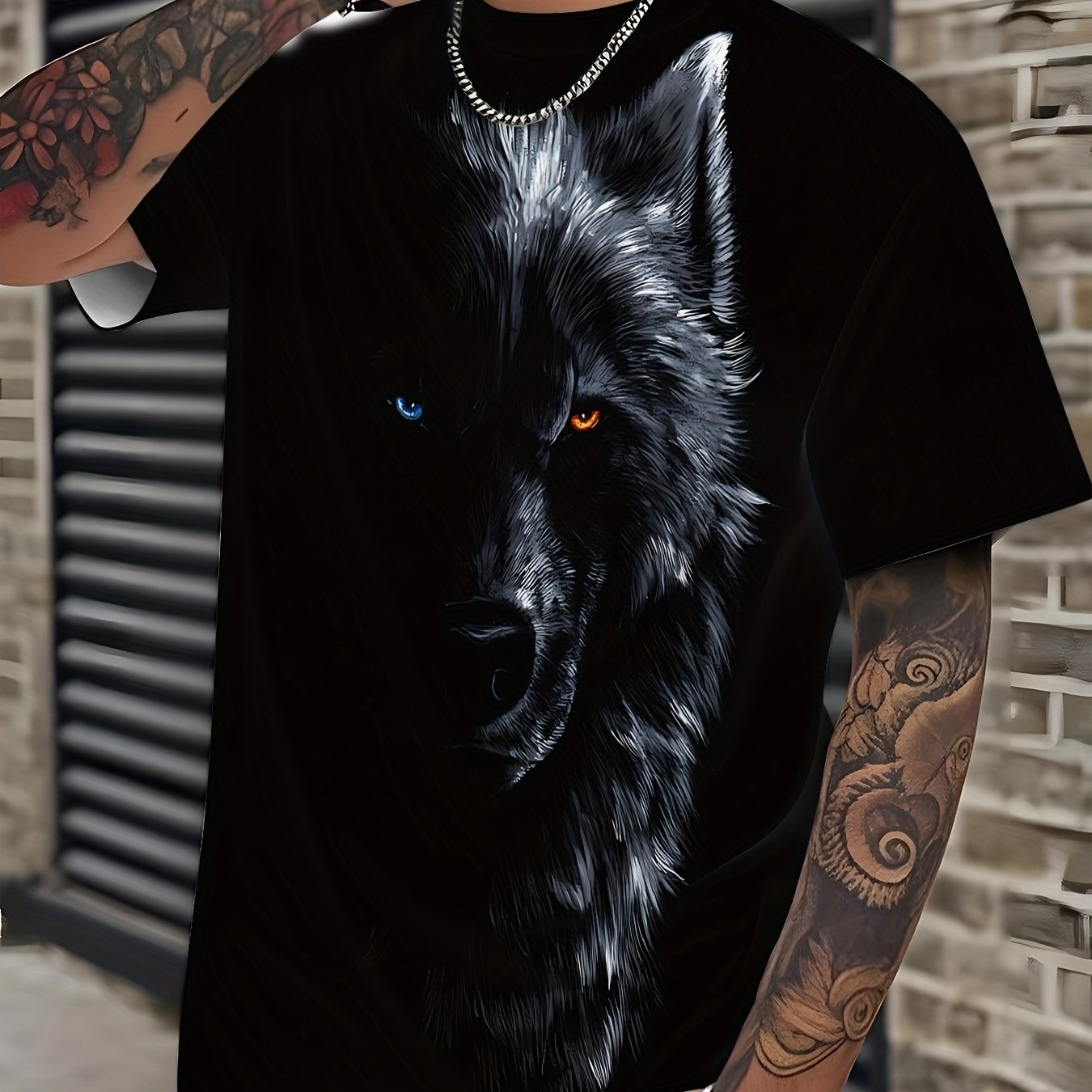 Men's 3d Short Sleeve Printed T-shirt