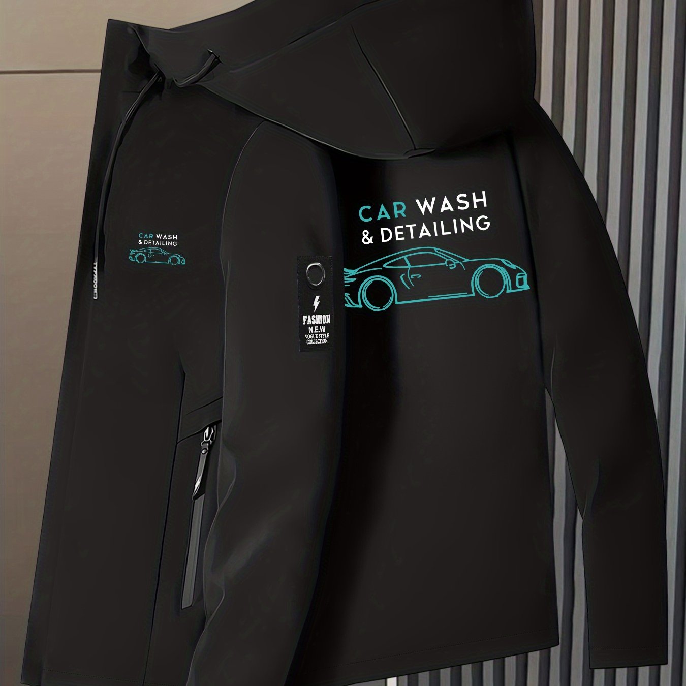 TEMU 's Jacket With Pattern, Outdoor Hiking Wear For Men And Women