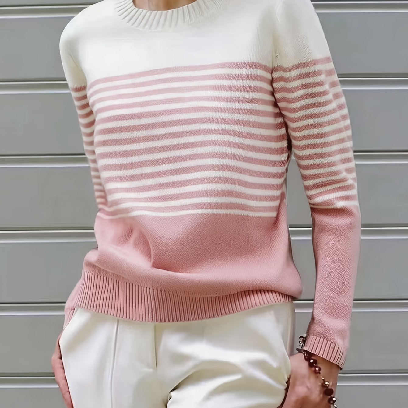 TEMU Autumn Winter New Women's Sweater Women's Pullover Sweater Women's Top Sweater