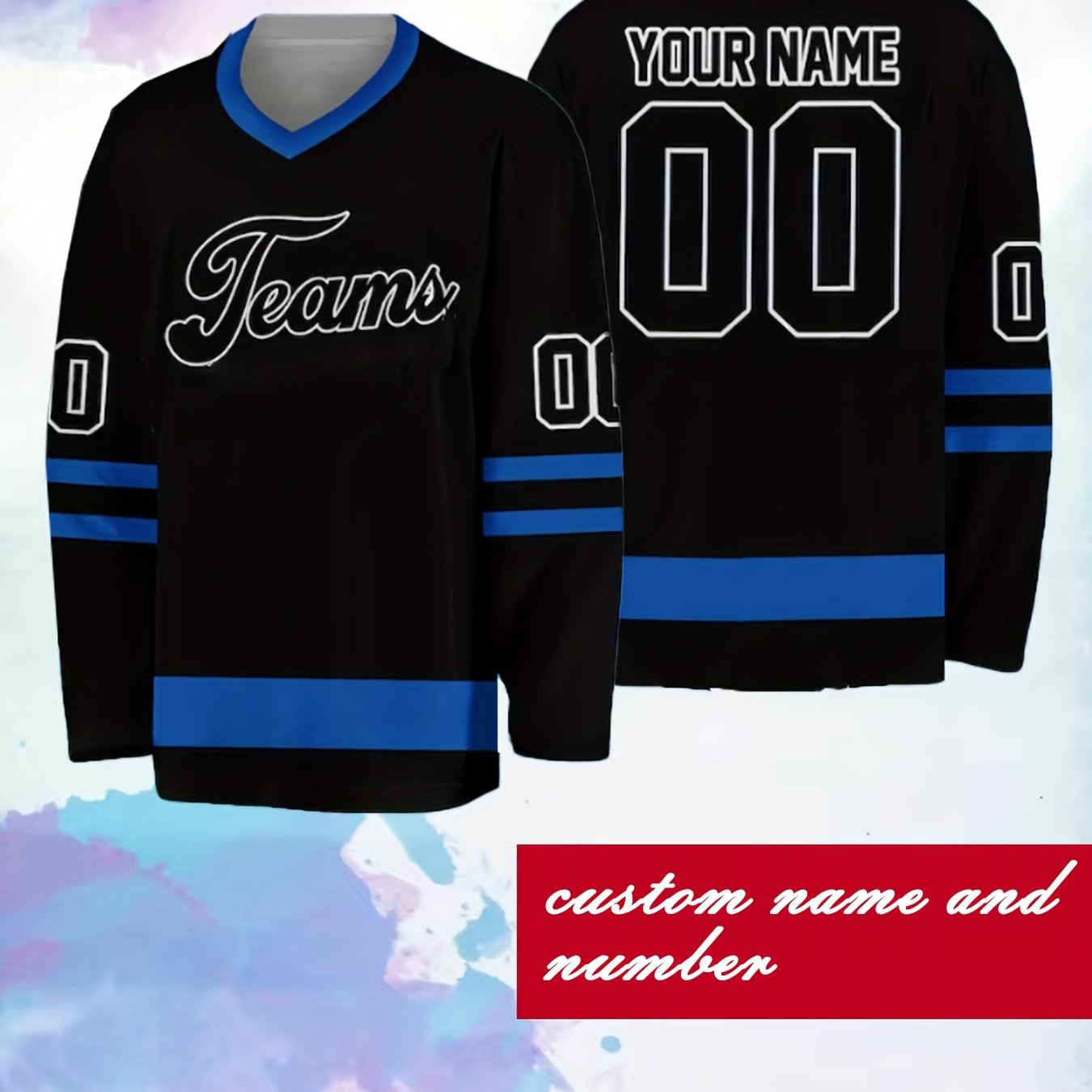 TEMU Custom Football Jersey - Team Name & Number, Personalized Sports Uniform For Game Day, Team Sports Apparel | Vibrant Design | Jersey Style Vest,