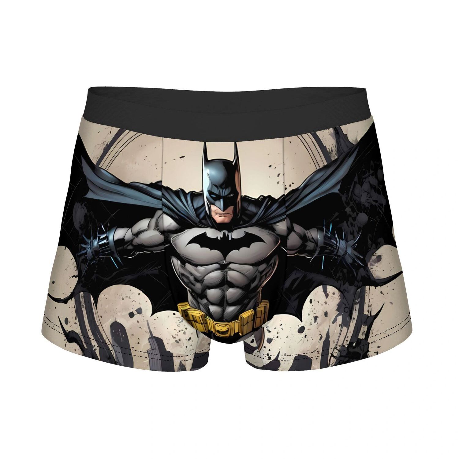 TEMU 2d Print Cool Batman Pattern Print Men Underwear Printed Boxer Briefs