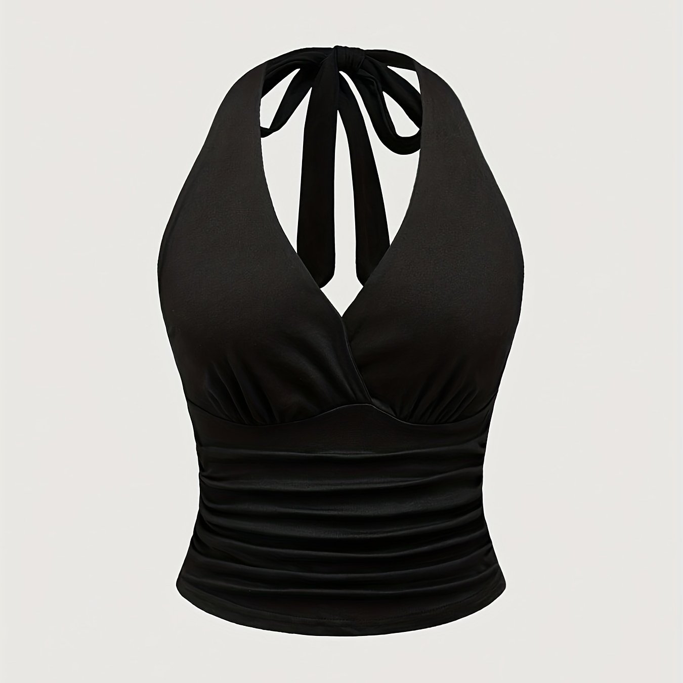 E-shop 2025 Westlicher Grenzüberschreitender Hot Seller Fashion Rückenfreies Neckholder Top V-Ausschnitt Sexy Hot Ärmelloses Tank Stück