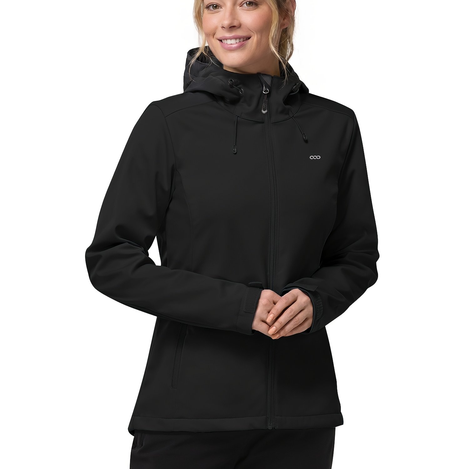 33, 000ft Women' S Athletic Soft Jacket, Windproof Functional Jacket, A Breathable Transition Jacket, A Lightweight And A Hooded Windproof Jacket, Which Used For Running, Cycling And Hiking