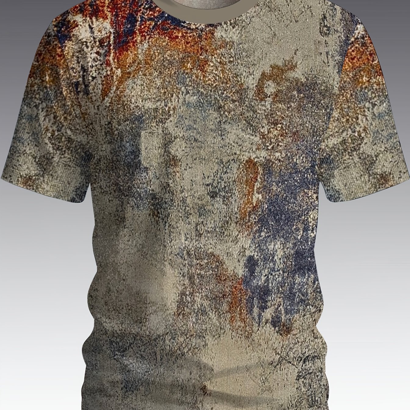 TEMU 2026 Spring Autumn New Style, Men's Casual Short Sleeve T-shirt, Suitable For And Daily Wear, Summer T-shirt, High-end Occasions, Men's Outdoor