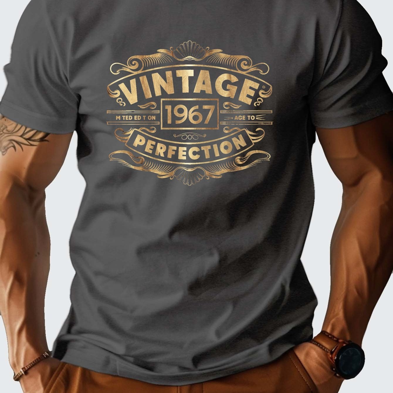 210g Heavyweight 100% Round Neck T-shirt, Style 0135