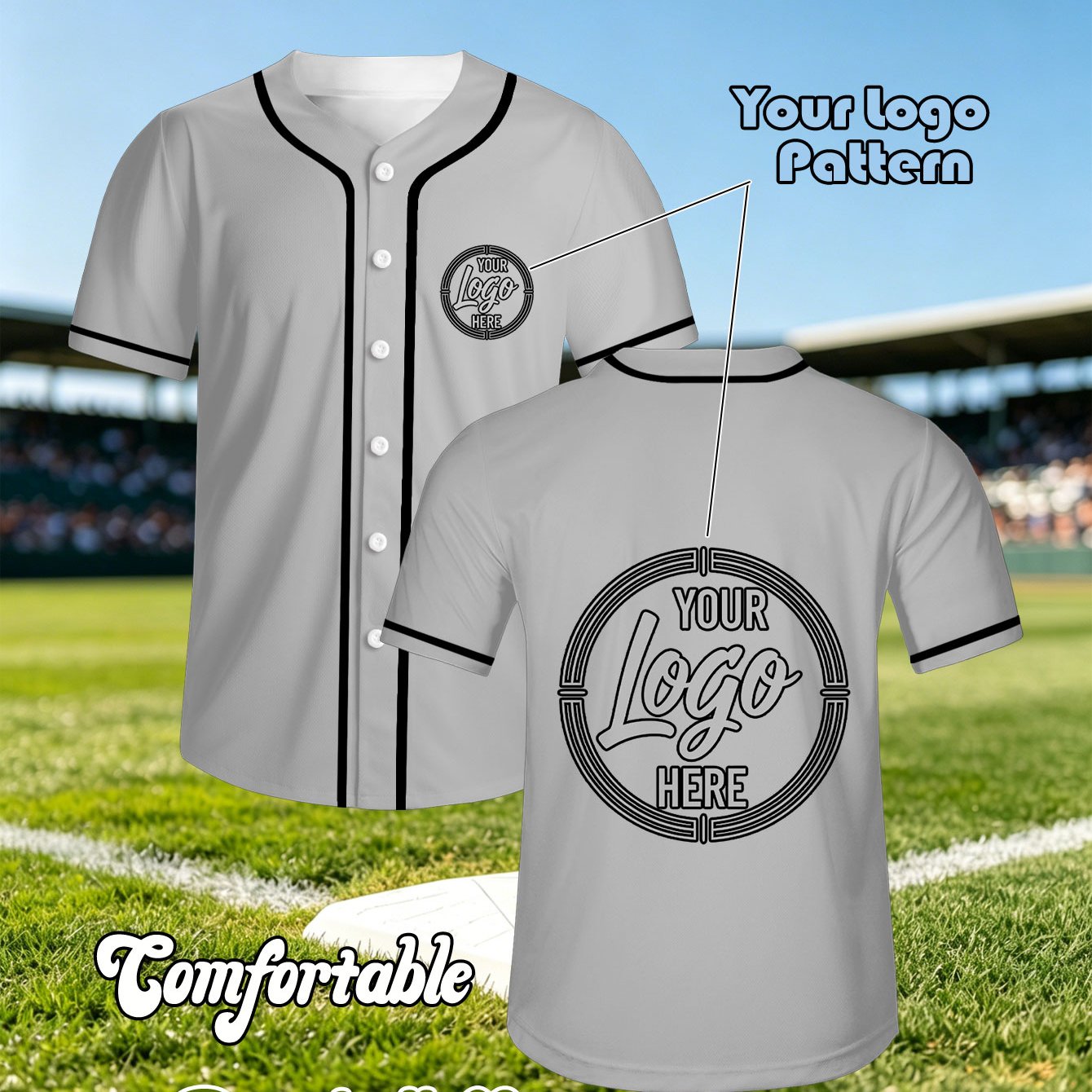 TEMU Jersey - A Baseball Jersey That Customized With Or Image, A Fully Customized Baseball Team Image Garment, An Of Clothing For Team Sports, And