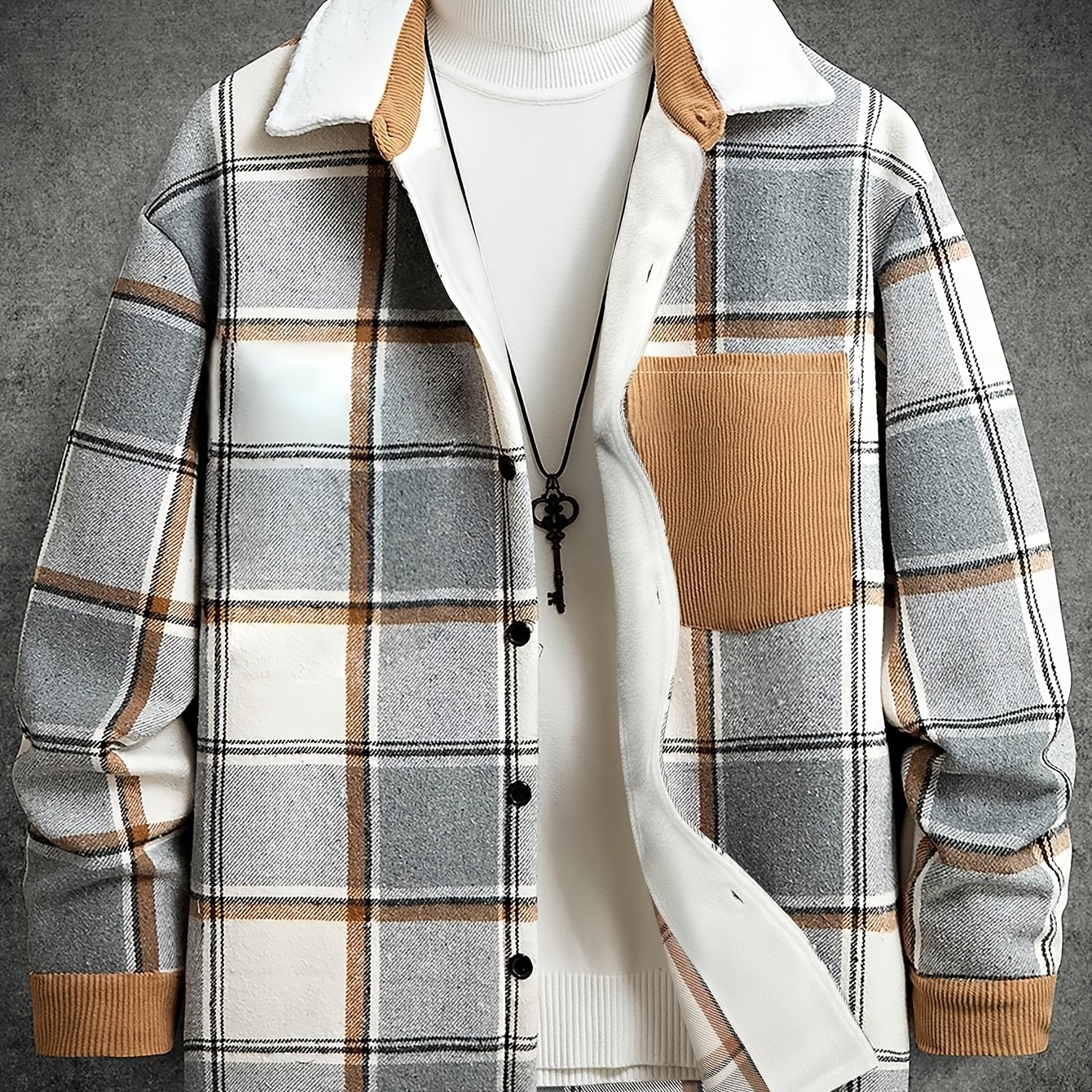 TEMU Obm Men's Fashion Versatile Jacket