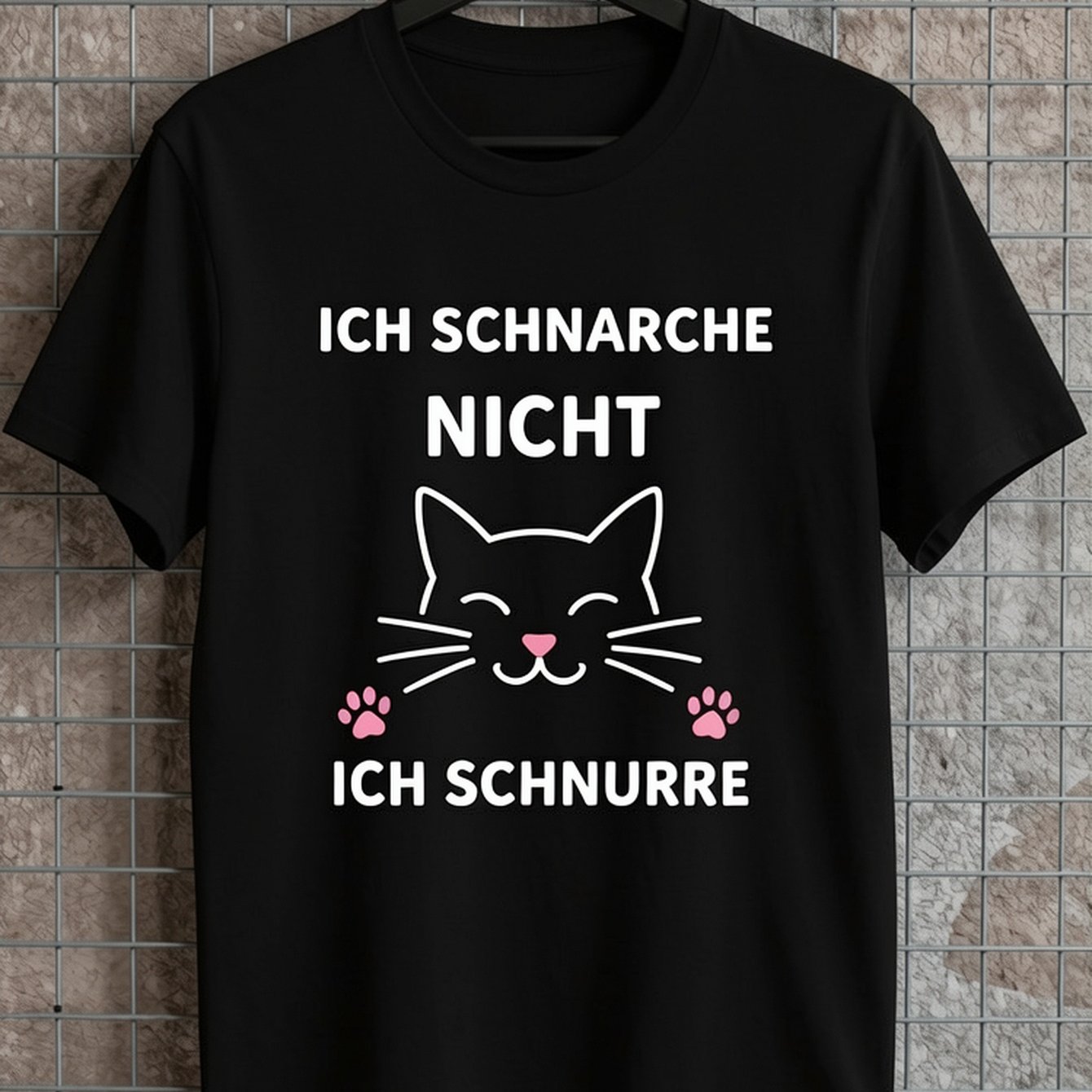 Funny ''t Snore I Just ' T-shirt For & - Soft Comfortable Unisex Crew Neck Tee With Cute Kitten Design, Short Sleeve Casual Shirt, Perfect Gift For Lovers