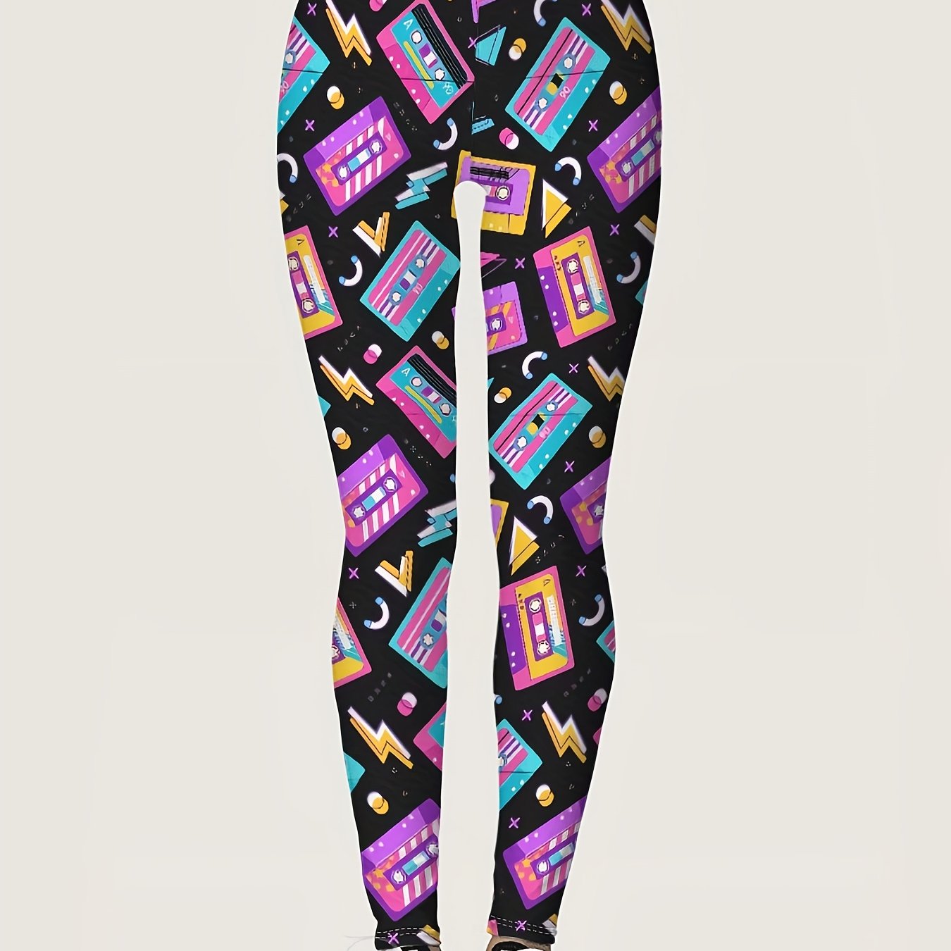 TEMU Printed Leggings For Women - Premium Super Prints