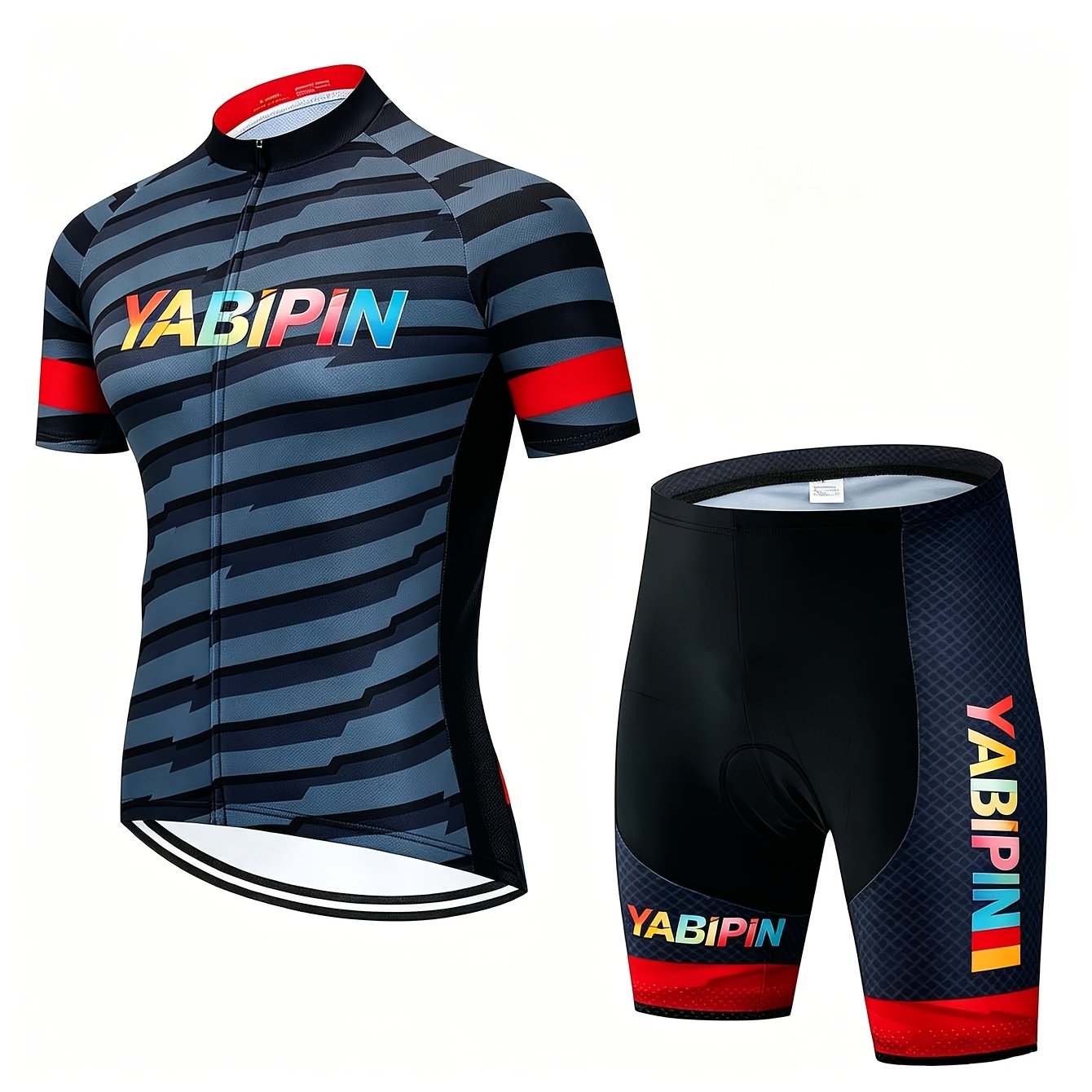 Cycling Suit Youth Cycling Suit Set, Youth Mountain Bike Cycling Suit, Breathable Quick-drying Outdoor Cycling 2pcs Set, Perfect For Outdoor, For Teenager