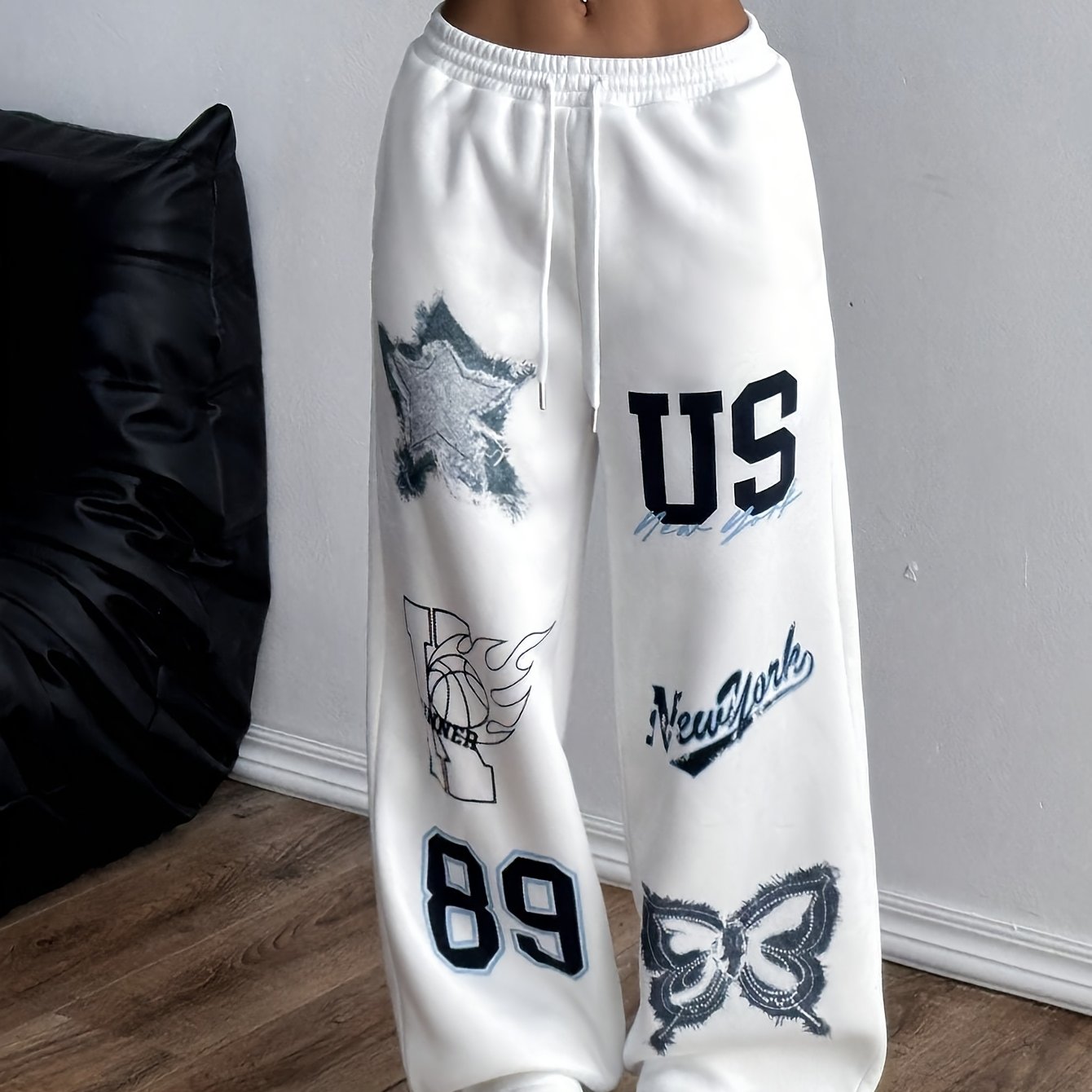 Fashion Loose Casual Women's Printed Long Pants