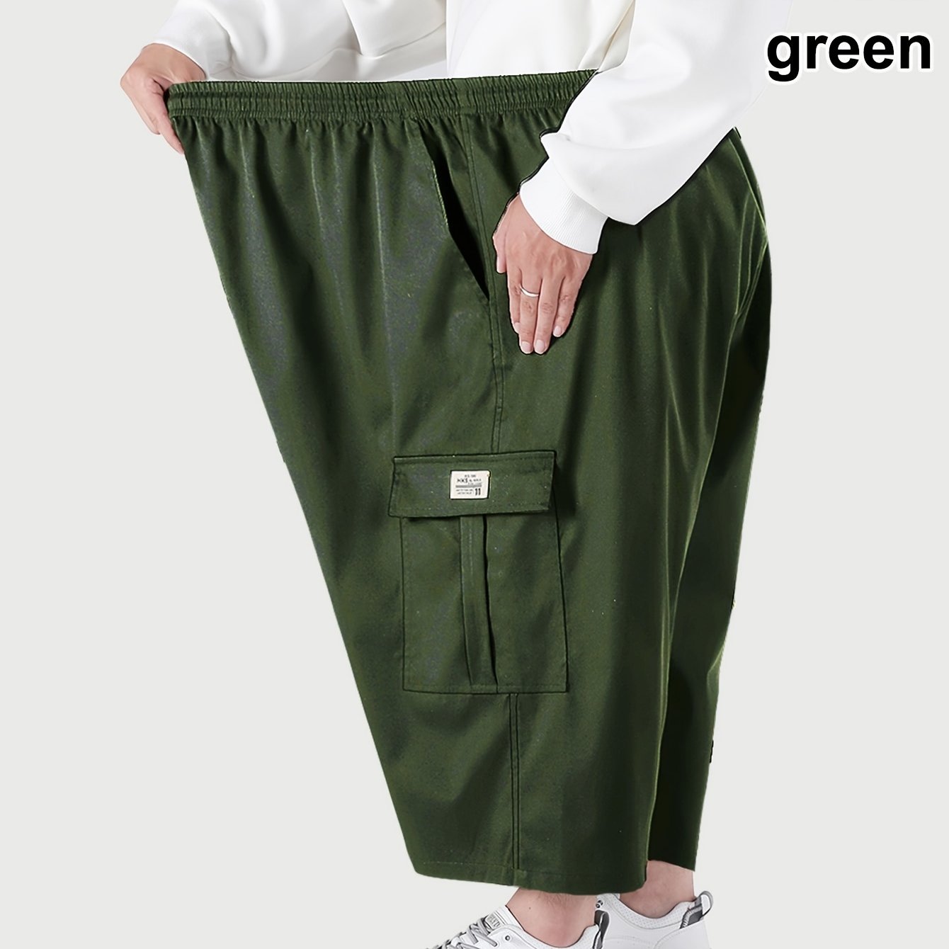 TEMU [4xl-8xl]super Loose Men's Plus-size Casual Pants - Extra Large Versatile Casual Trousers - Suitable For - Multi- - Ideal For Gym Workouts And
