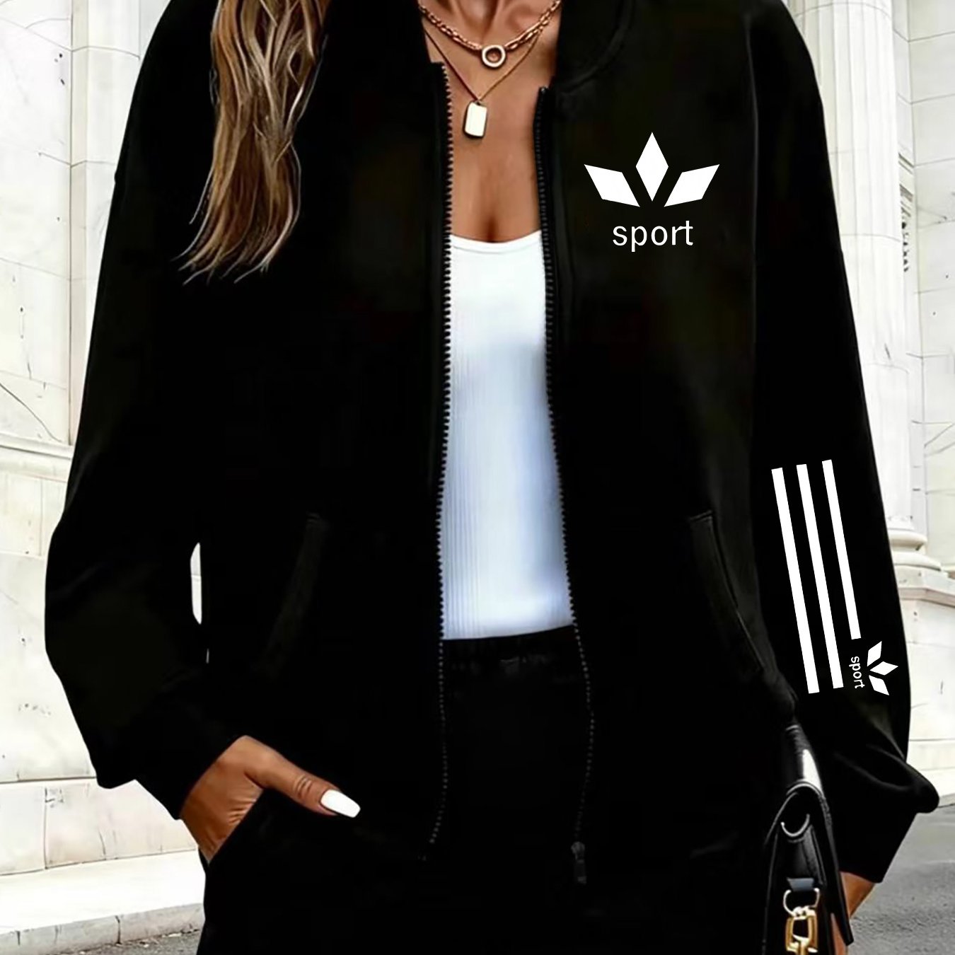 TEMU Women's New Fashionable Casual Daily Comfortable Long-sleeve Jacket Outerwear