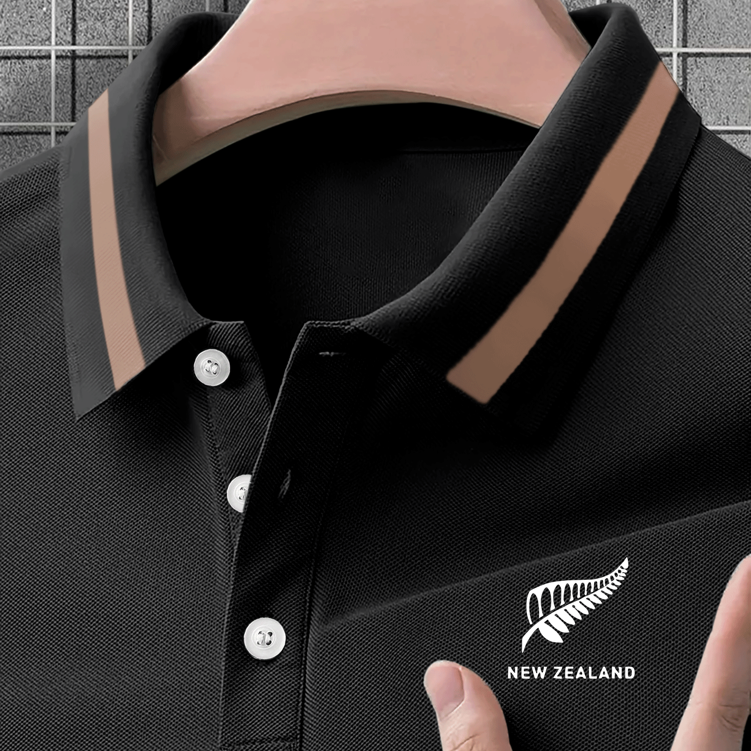 TEMU Vêtements Grande Taille - Polo Homme Grande Taille, Chemise à Manches Courtes Boutonnée à , Chemise Henry / Polo Imprimé de Haut de Gamme /